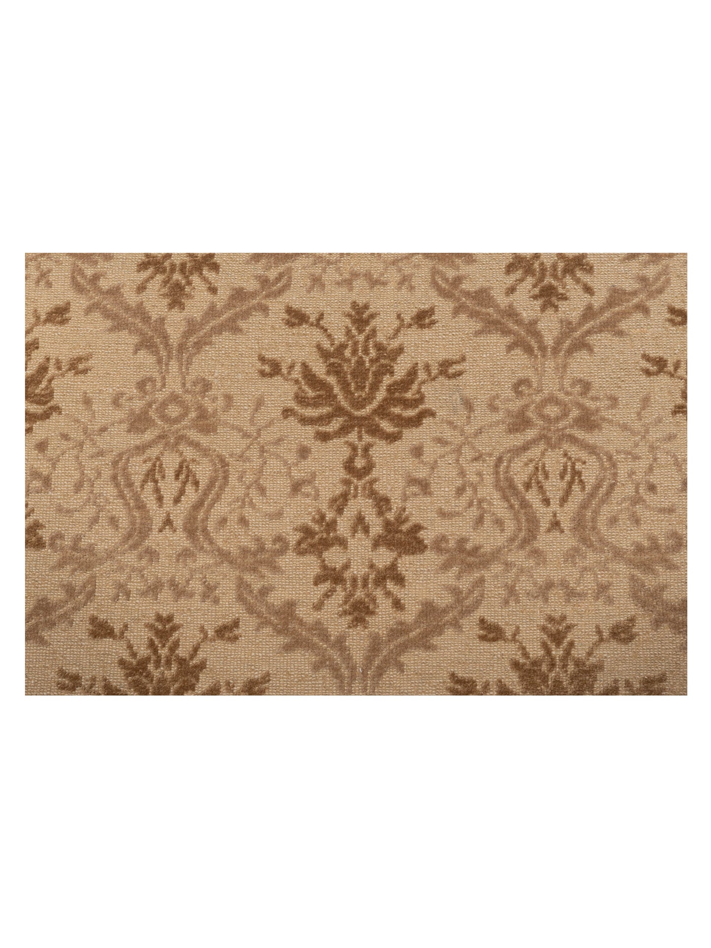 Pasha Defne Begonia Beige Brown Transitional Hand Knotted Rug