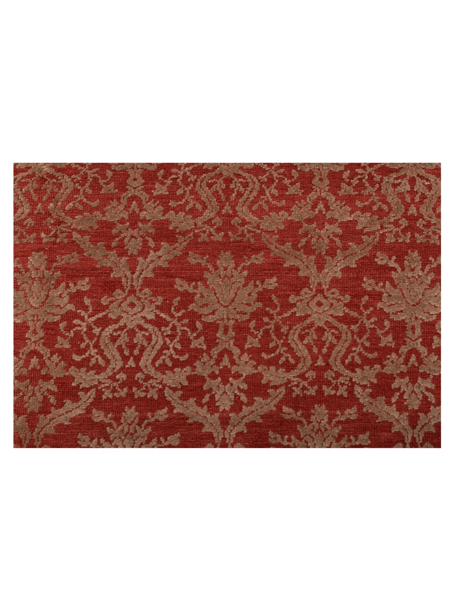 Pasha Antique Loom 107924 Red Blue Transitional Hand Knotted Rug