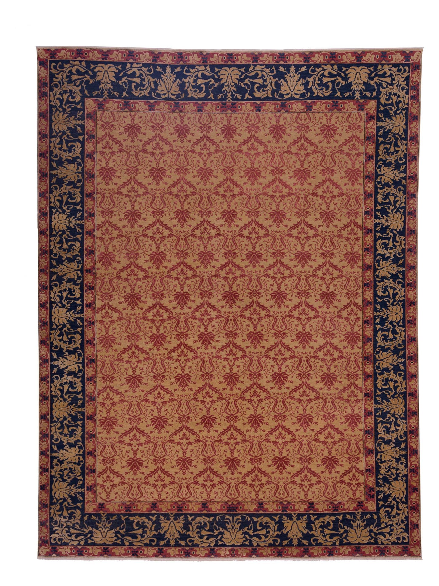 Pasha Antique Loom 107925 Camel Transitional Hand Knotted Rug