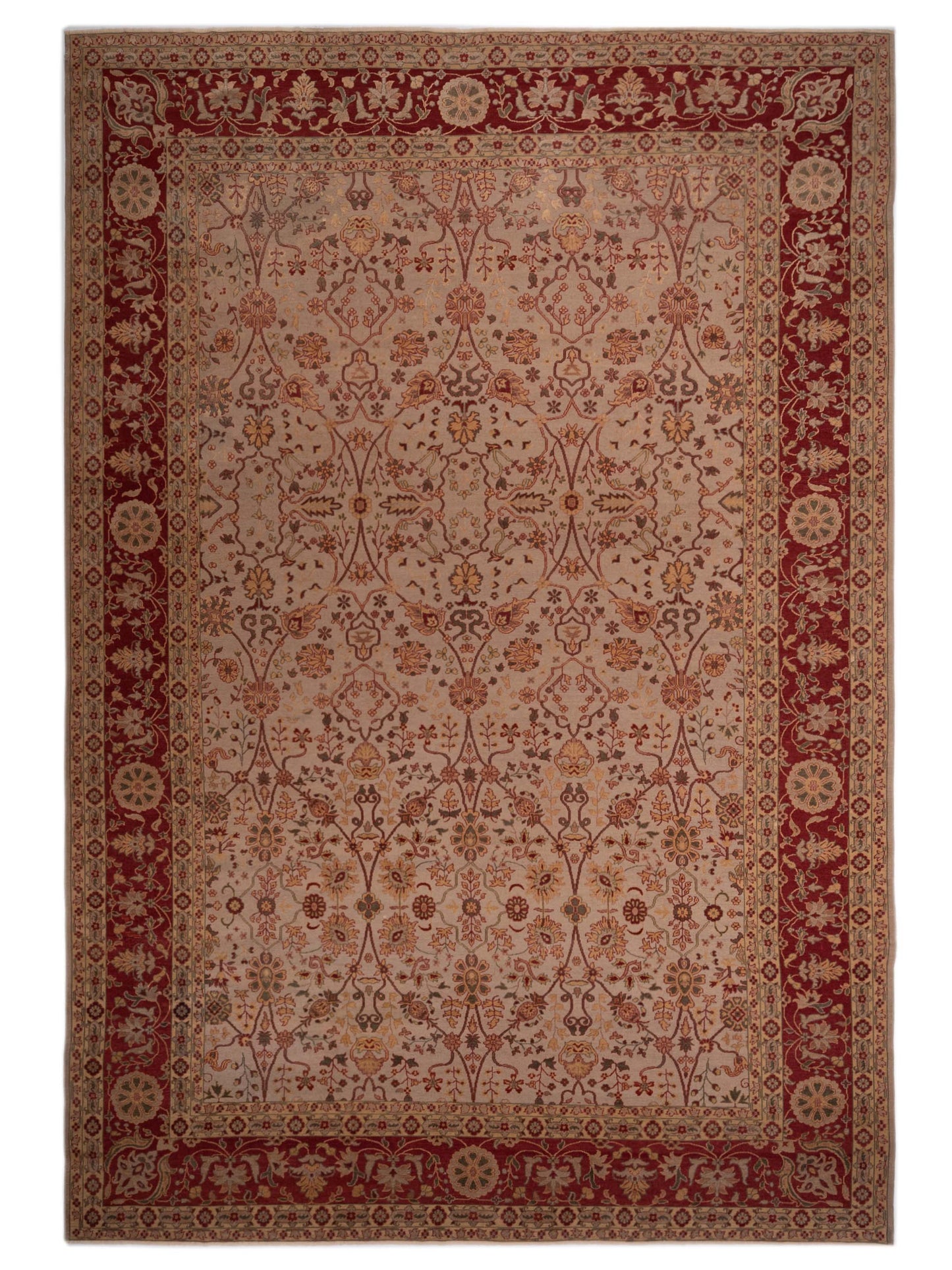 Pasha Antique Loom 107980 Silver Traditional Hand Knotted Rug