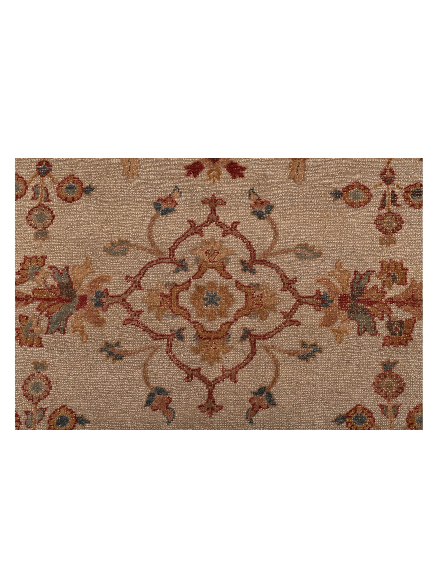 Pasha Turkish Elvan 108108 Silver Gold Traditional Hand Knotted Rug