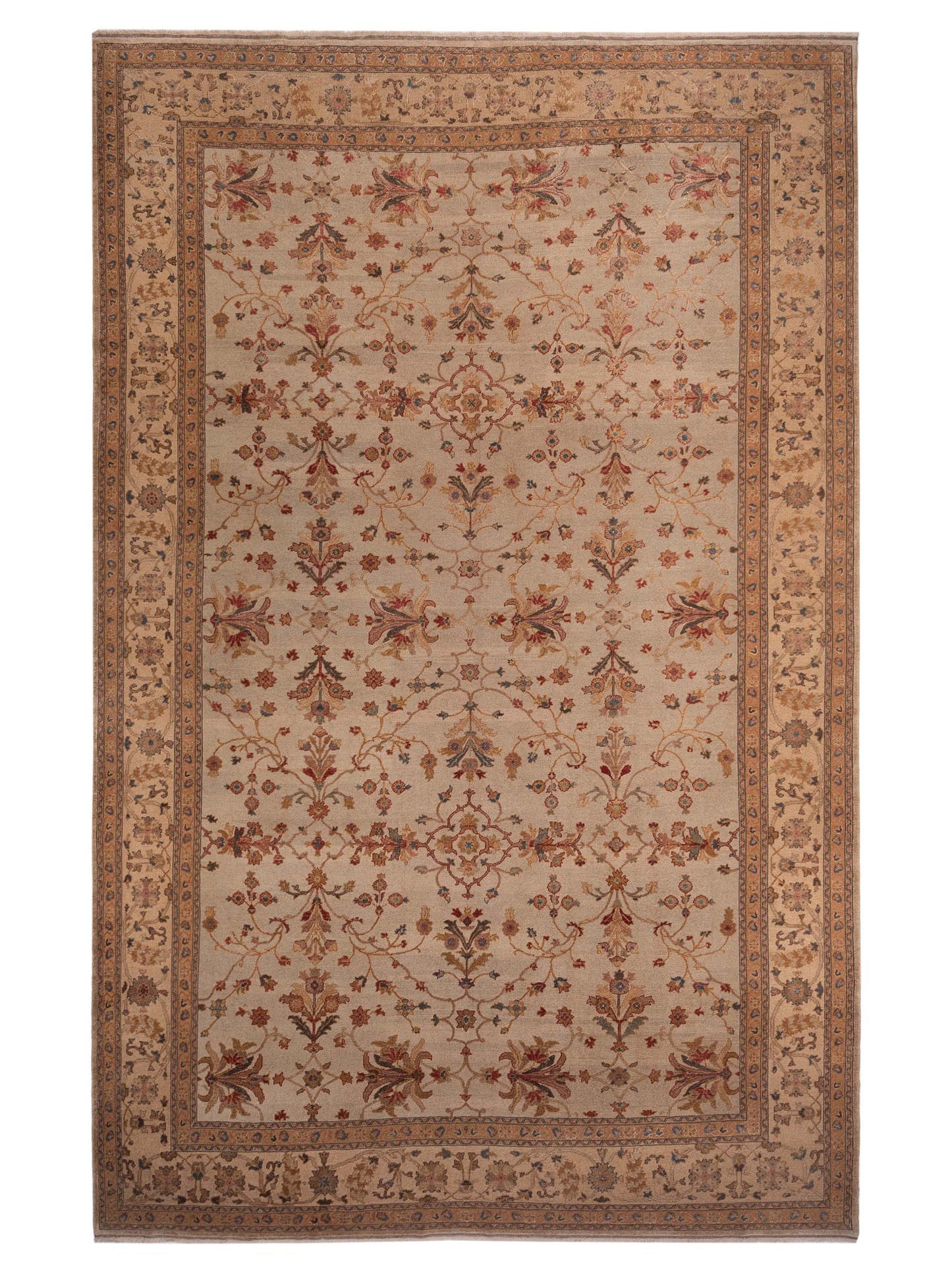 Pasha Turkish Elvan 108108 Silver Traditional Hand Knotted Rug