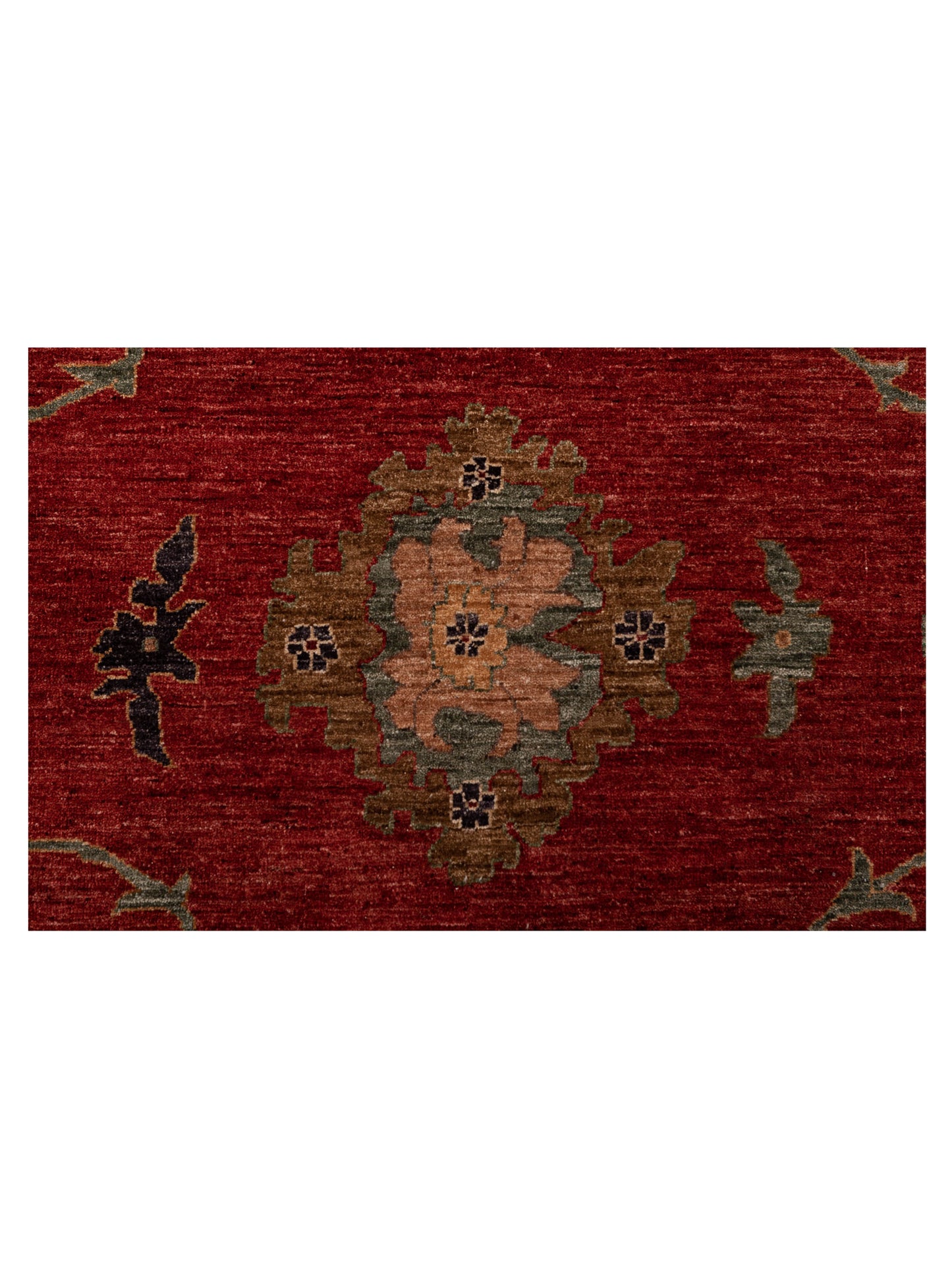 Pasha Elvan Nurgul Red Ivory Traditional Hand Knotted Rug