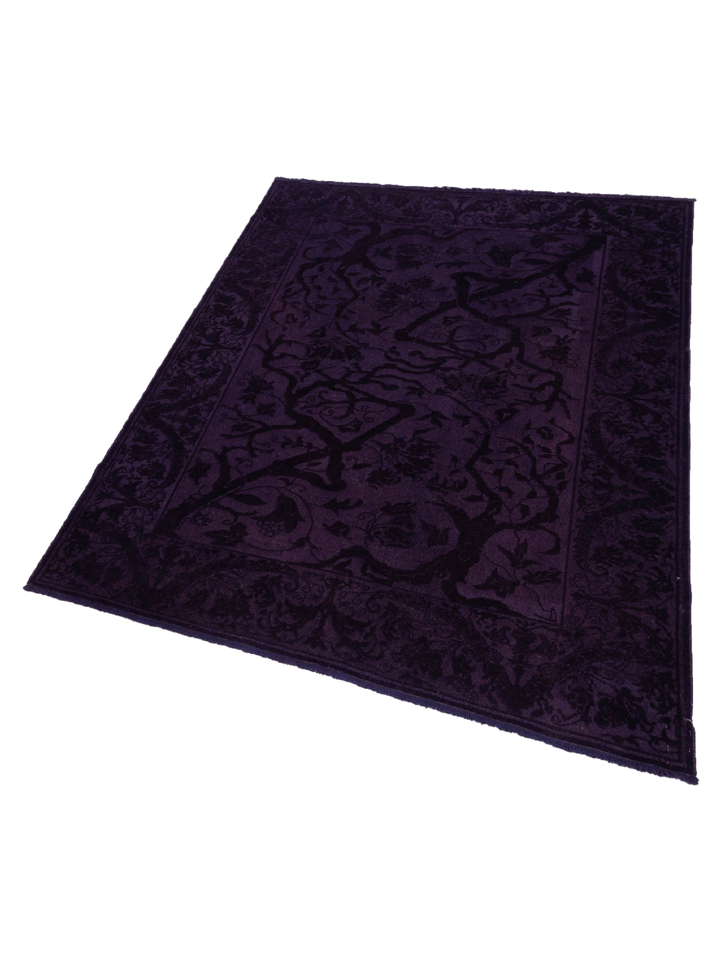 Pasha Vintage 108119 Purple  Contemporary Hand Knotted Rug