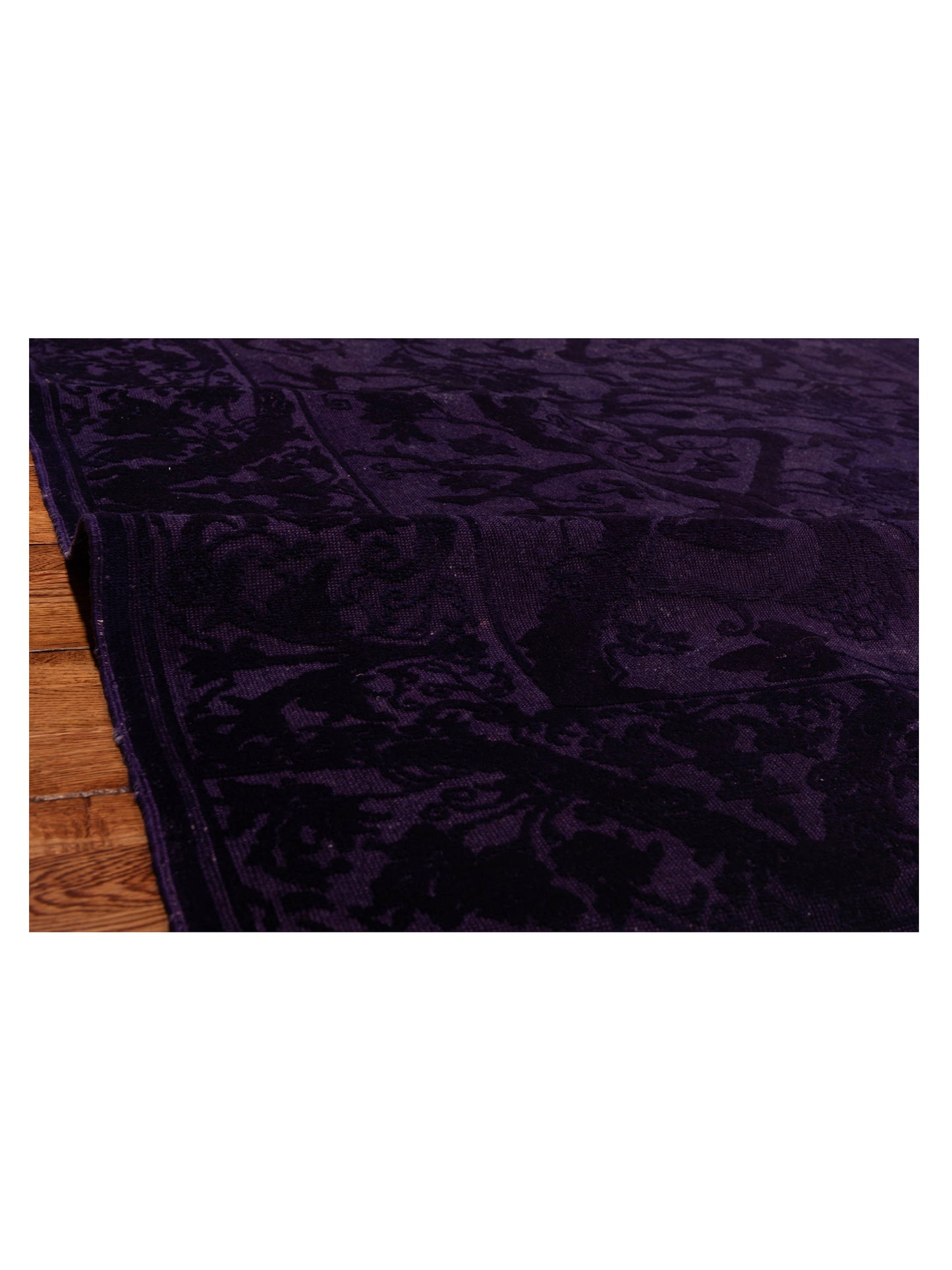 Pasha Vintage 108119 Purple  Contemporary Hand Knotted Rug