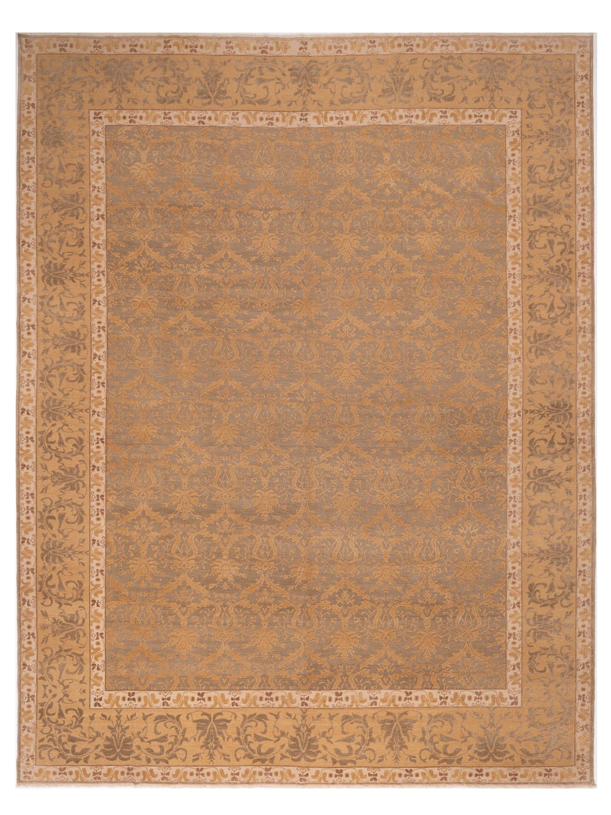 Pasha Antique Loom 108166 Silver Traditional Hand Knotted Rug