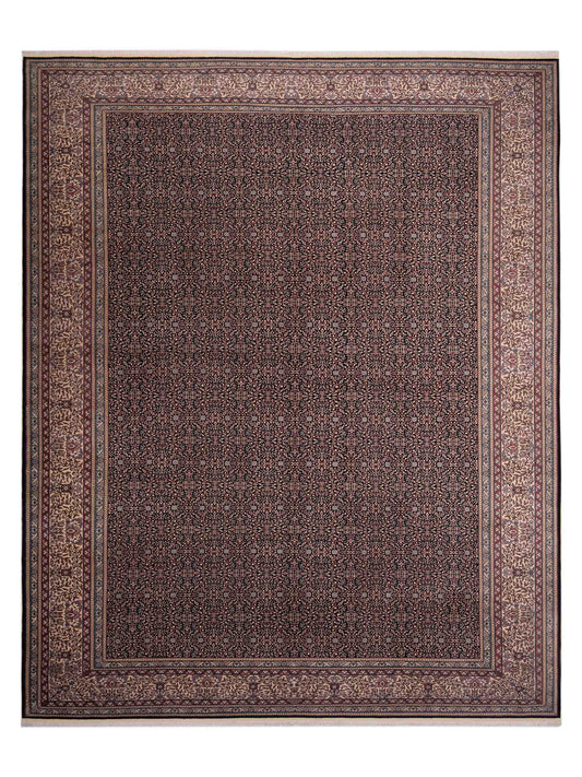 Pasha Kayseri 108214 Black Transitional Hand Knotted Rug