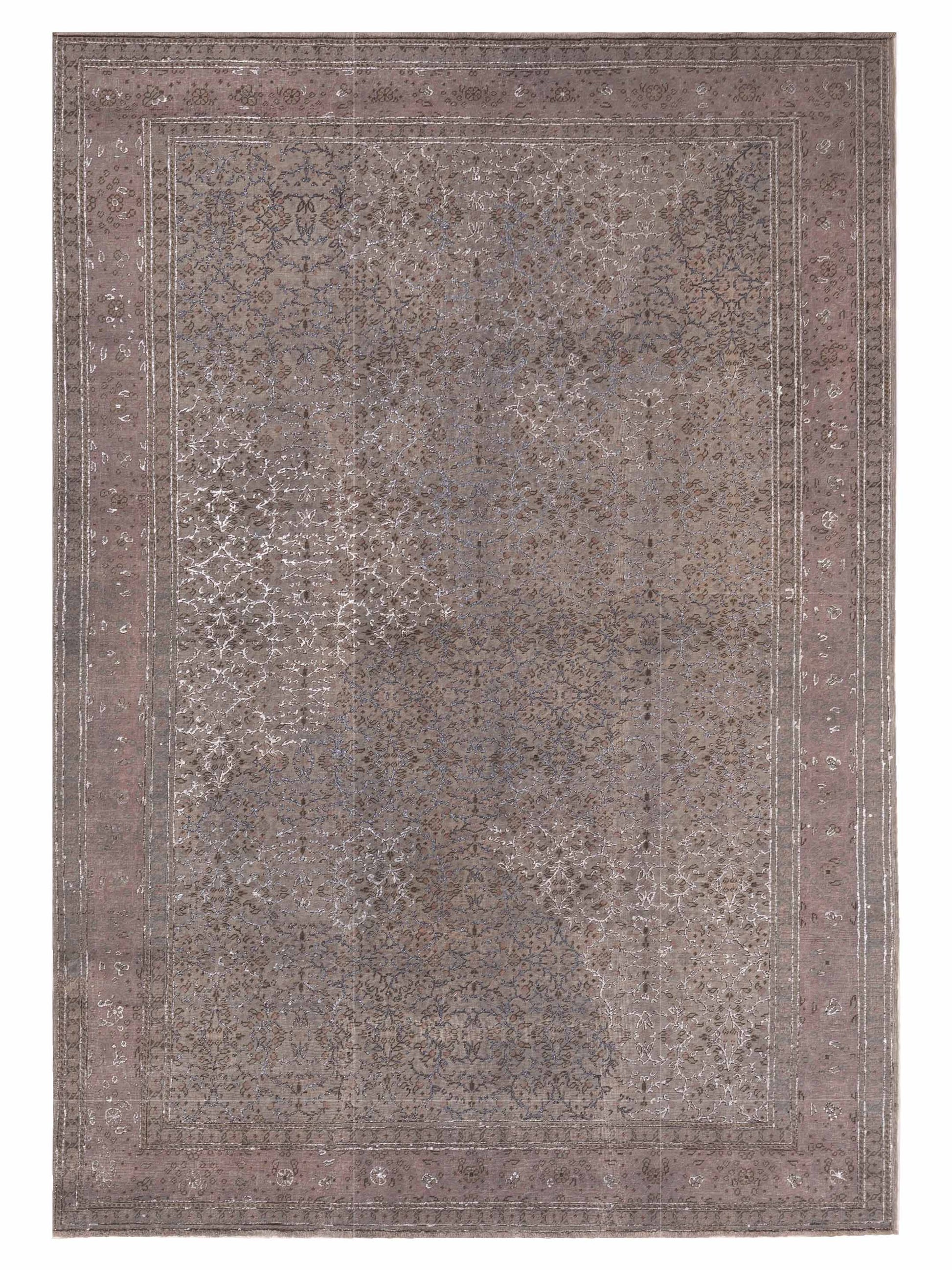 Pasha Vintage 108271 Silver Transitional Hand Knotted Rug