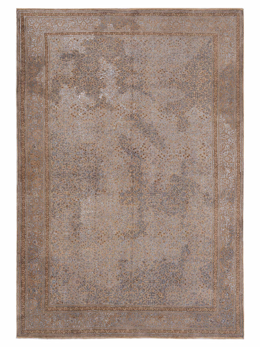 Pasha Vintage 108304 Beige Transitional Hand Knotted Rug