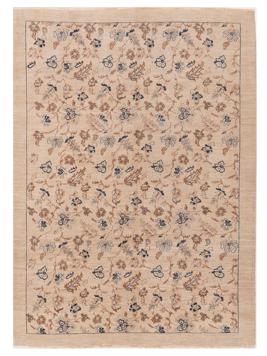 Nomad Laila 108814 Beige Transitional Hand Knotted Rug