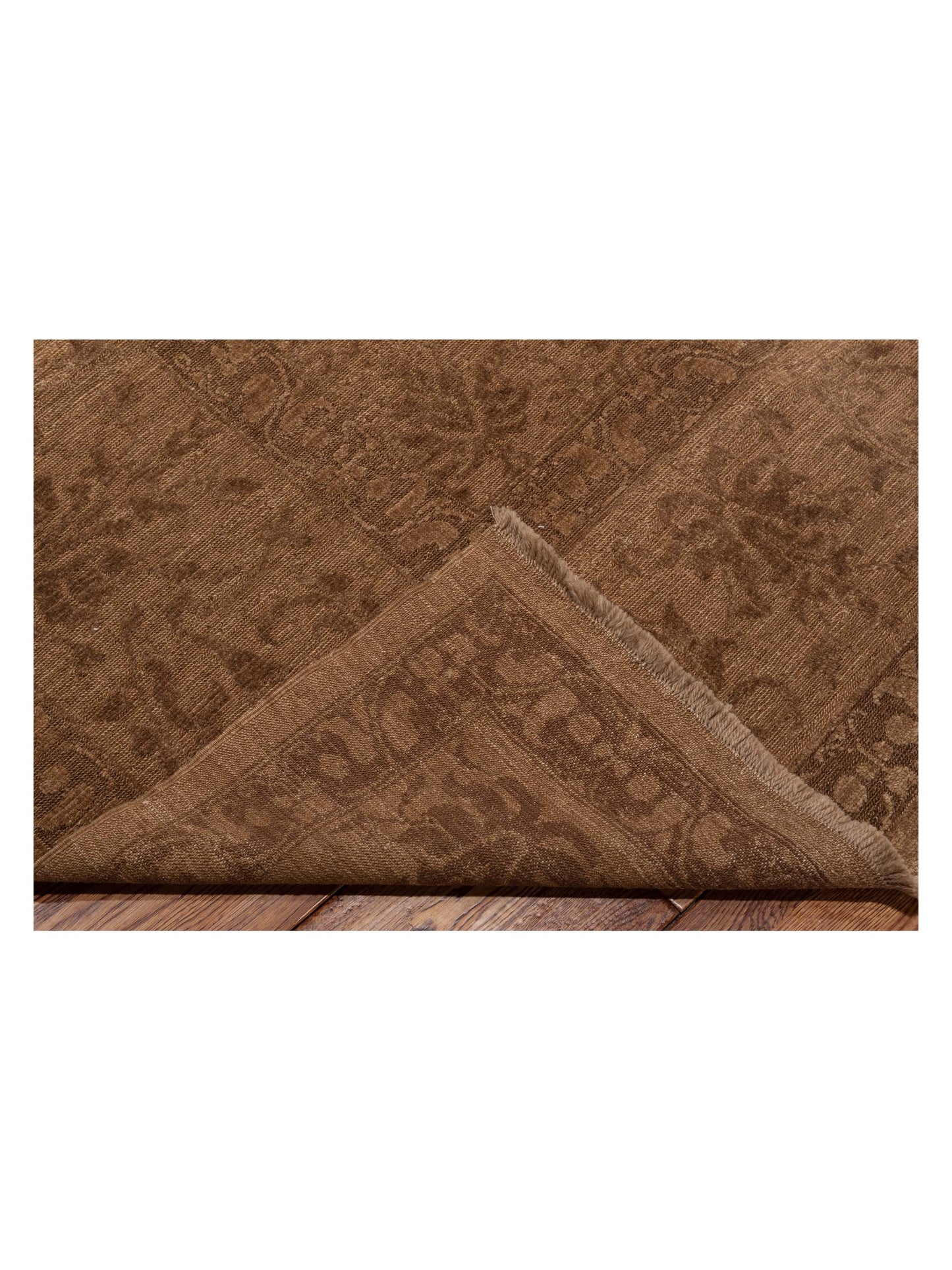 Pasha Defne Begonia Light Brown Brown Transitional Hand Knotted Rug