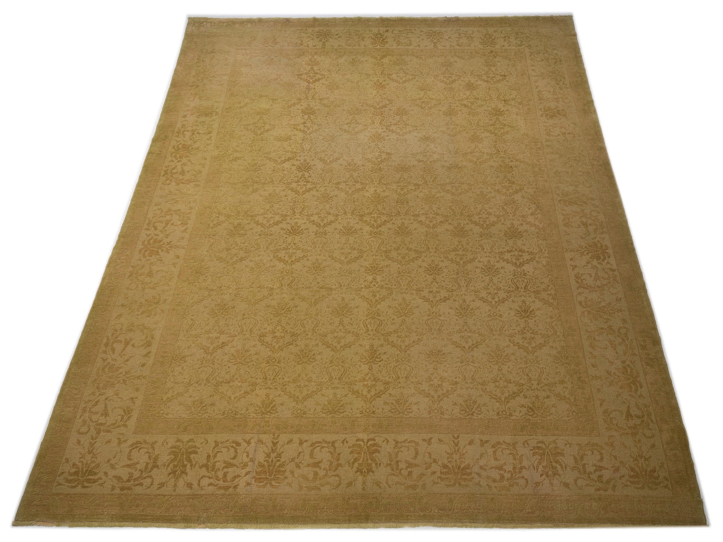 Pasha Color Bouquet 108853 Yellow Gold Transitional Hand Knotted Rug