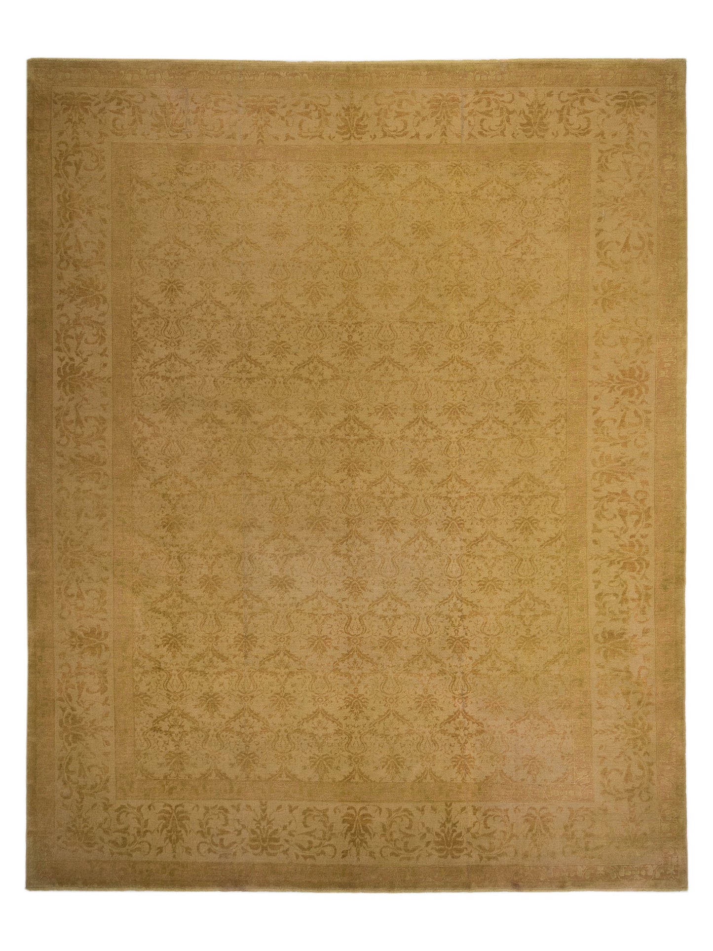 Pasha Color Bouquet 108853 Yellow Transitional Hand Knotted Rug