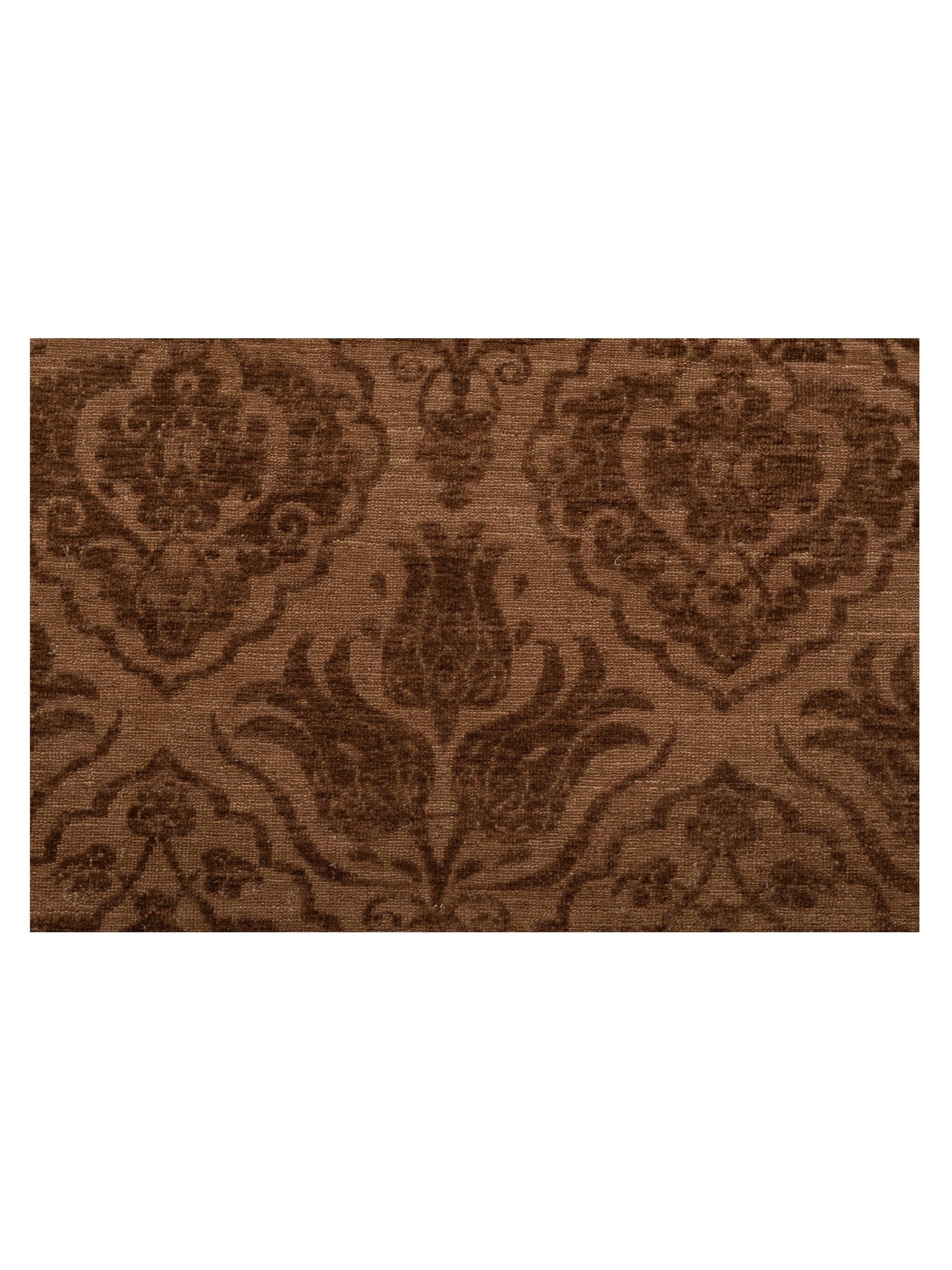 Pasha Defne Tulip Dark Brown Brown Transitional Hand Knotted Rug