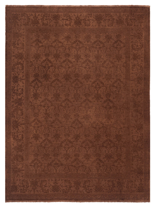 Pasha Defne Begonia Brown Transitional Hand Knotted Rug