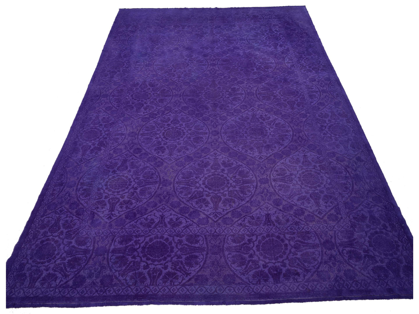 Pasha Color Bouquet 108861 Purple Purple Transitional Hand Knotted Rug