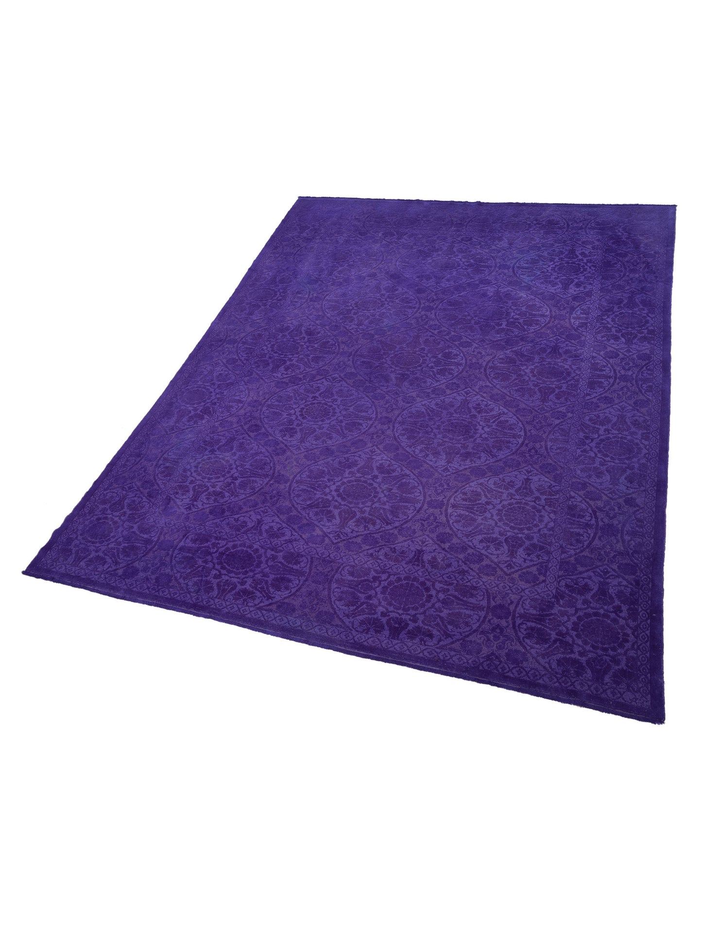 Pasha Color Bouquet 108861 Purple Purple Transitional Hand Knotted Rug