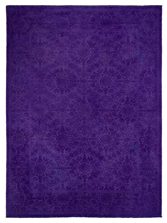 Pasha Color Bouquet 108861 Purple Transitional Hand Knotted Rug