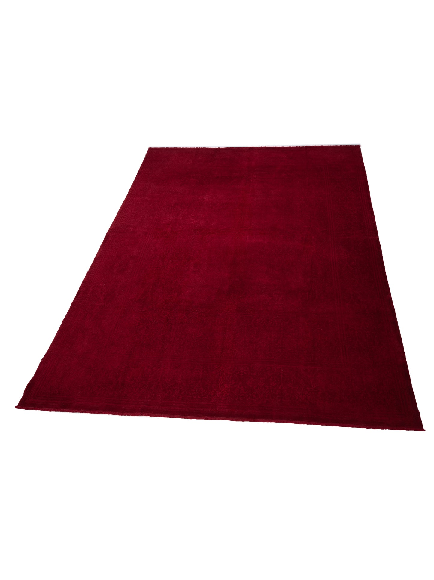 Pasha Color Bouquet 108864 Red Red Transitional Hand Knotted Rug