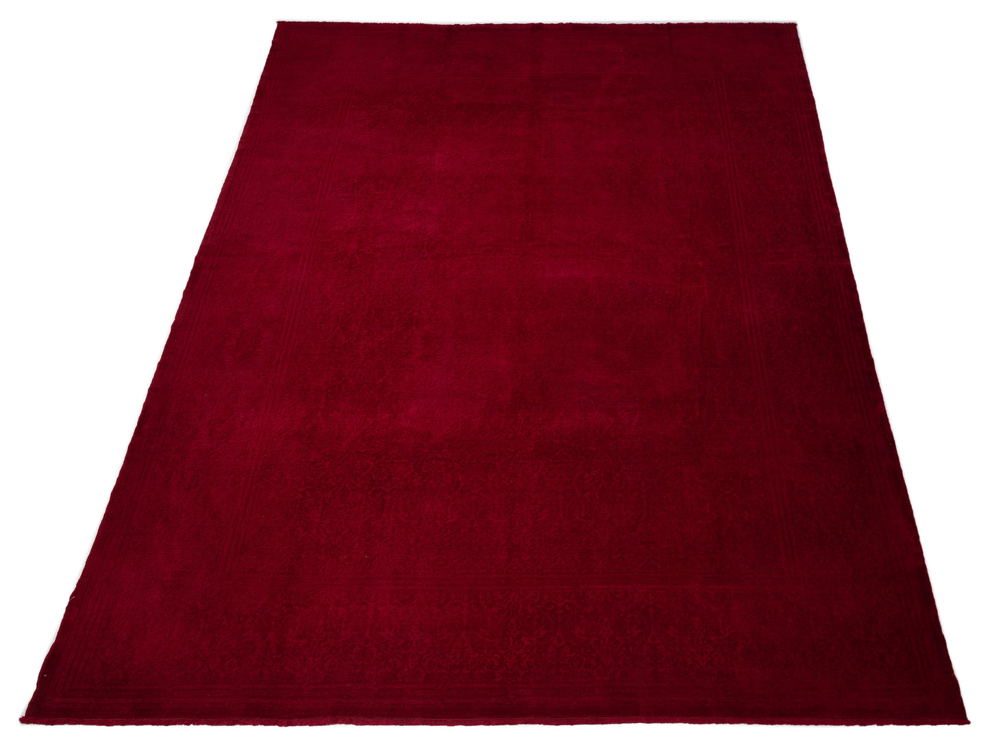 Pasha Color Bouquet 108864 Red Red Transitional Hand Knotted Rug