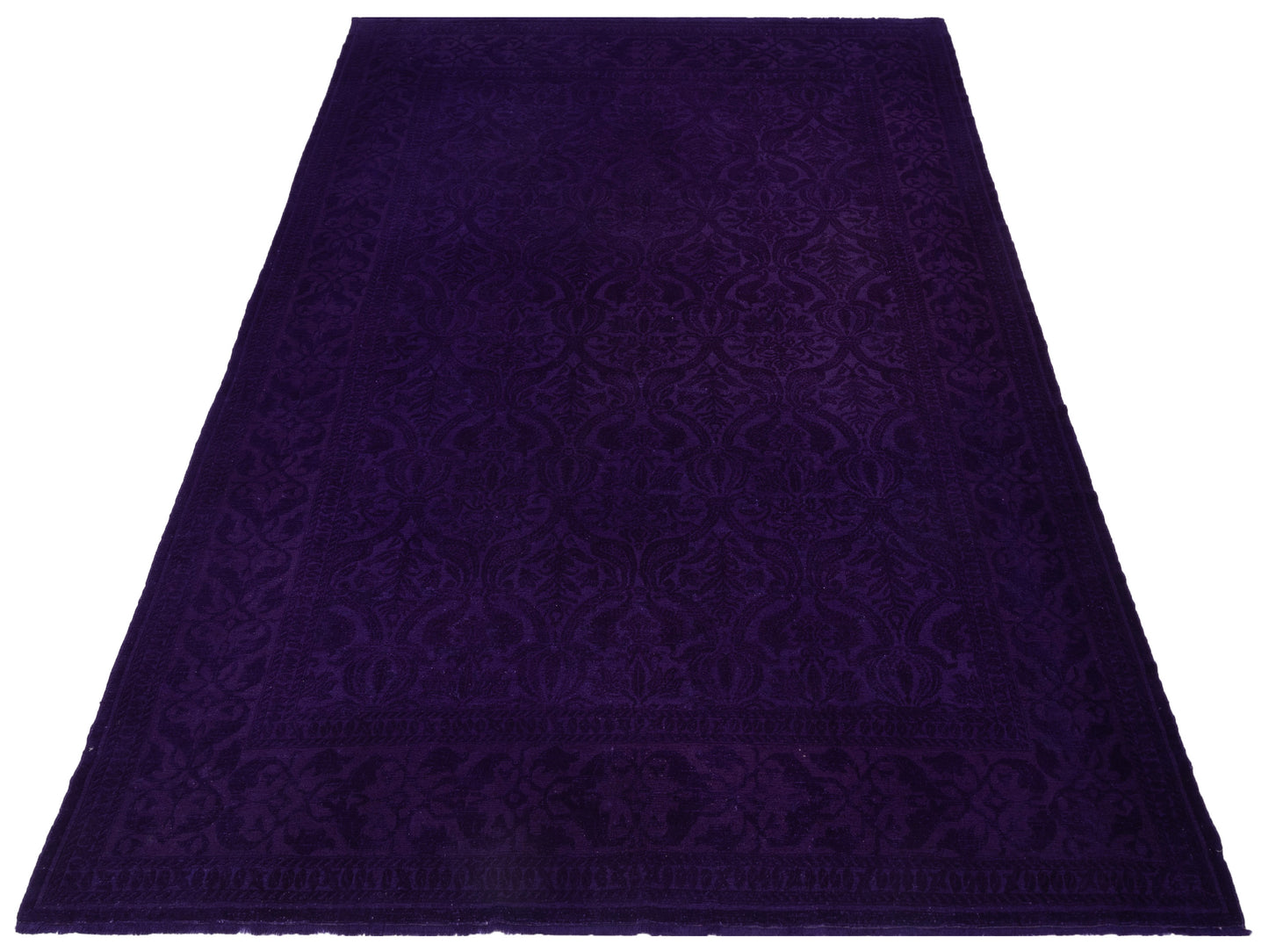 Pasha Color Bouquet 108872 Purple Purple Transitional Hand Knotted Rug