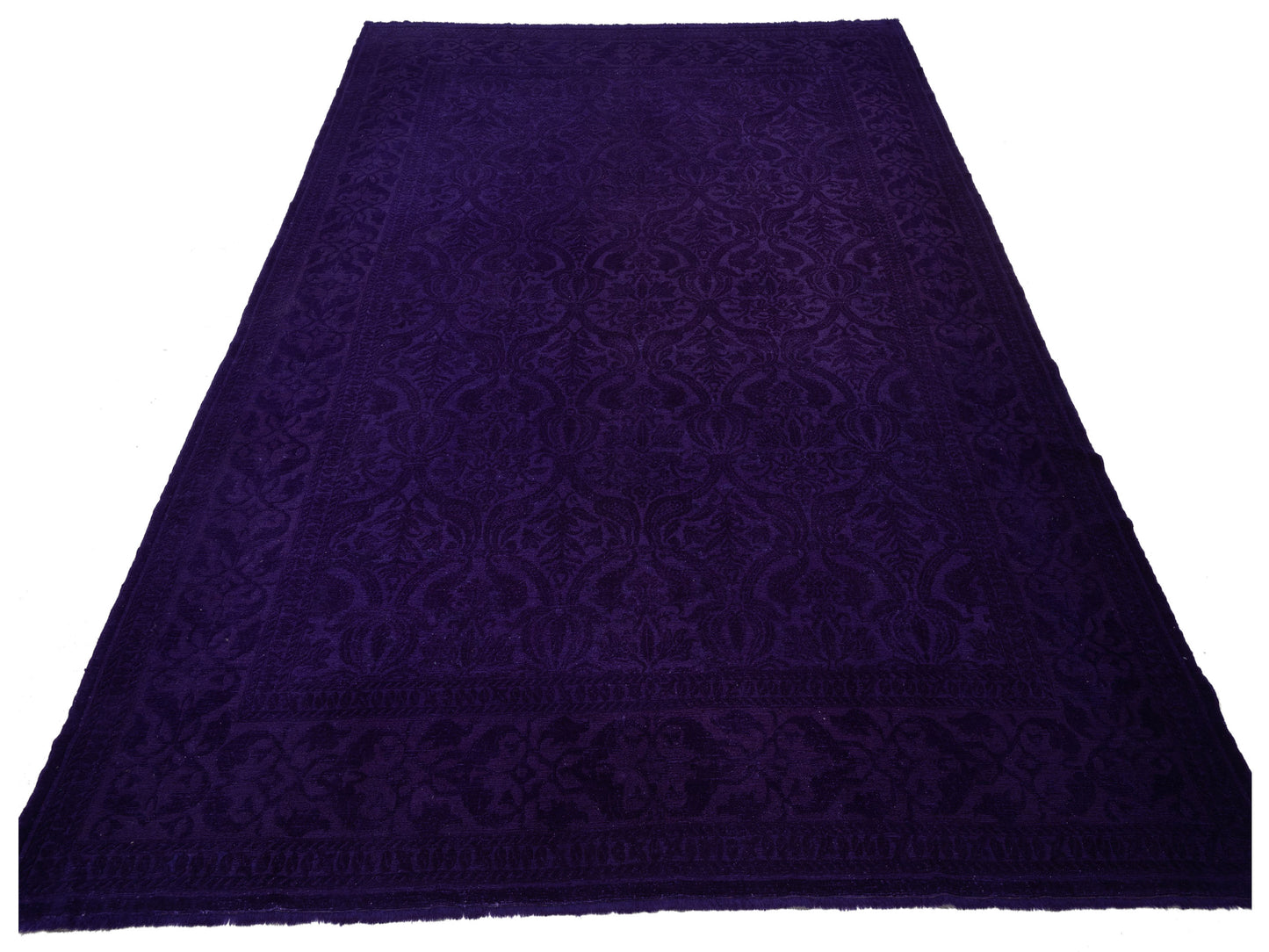 Pasha Color Bouquet 108872 Purple Purple Transitional Hand Knotted Rug