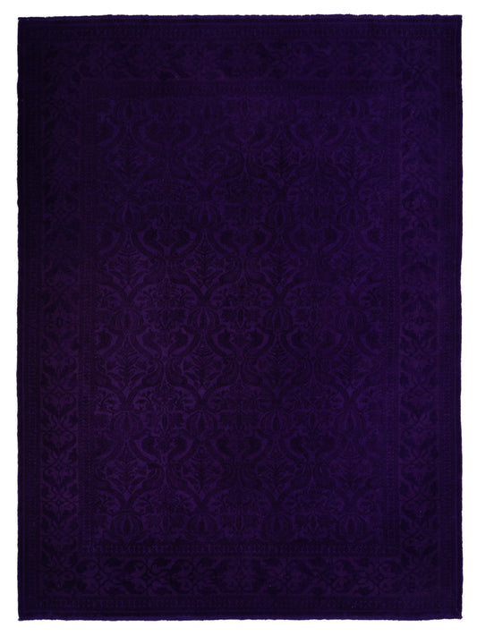 Pasha Color Bouquet 108872 Purple Transitional Hand Knotted Rug