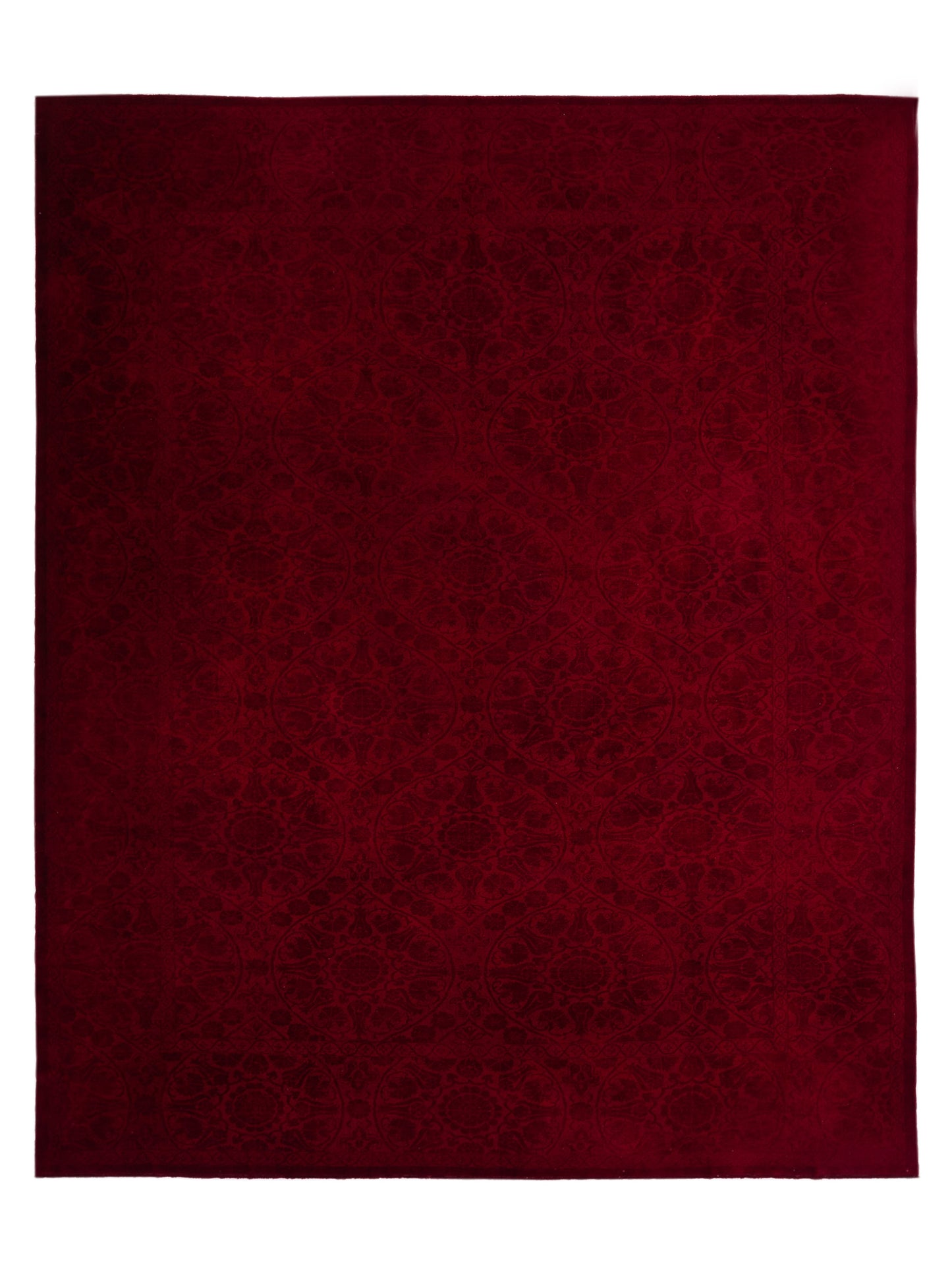 Pasha Color Bouquet 108874 Red Transitional Hand Knotted Rug