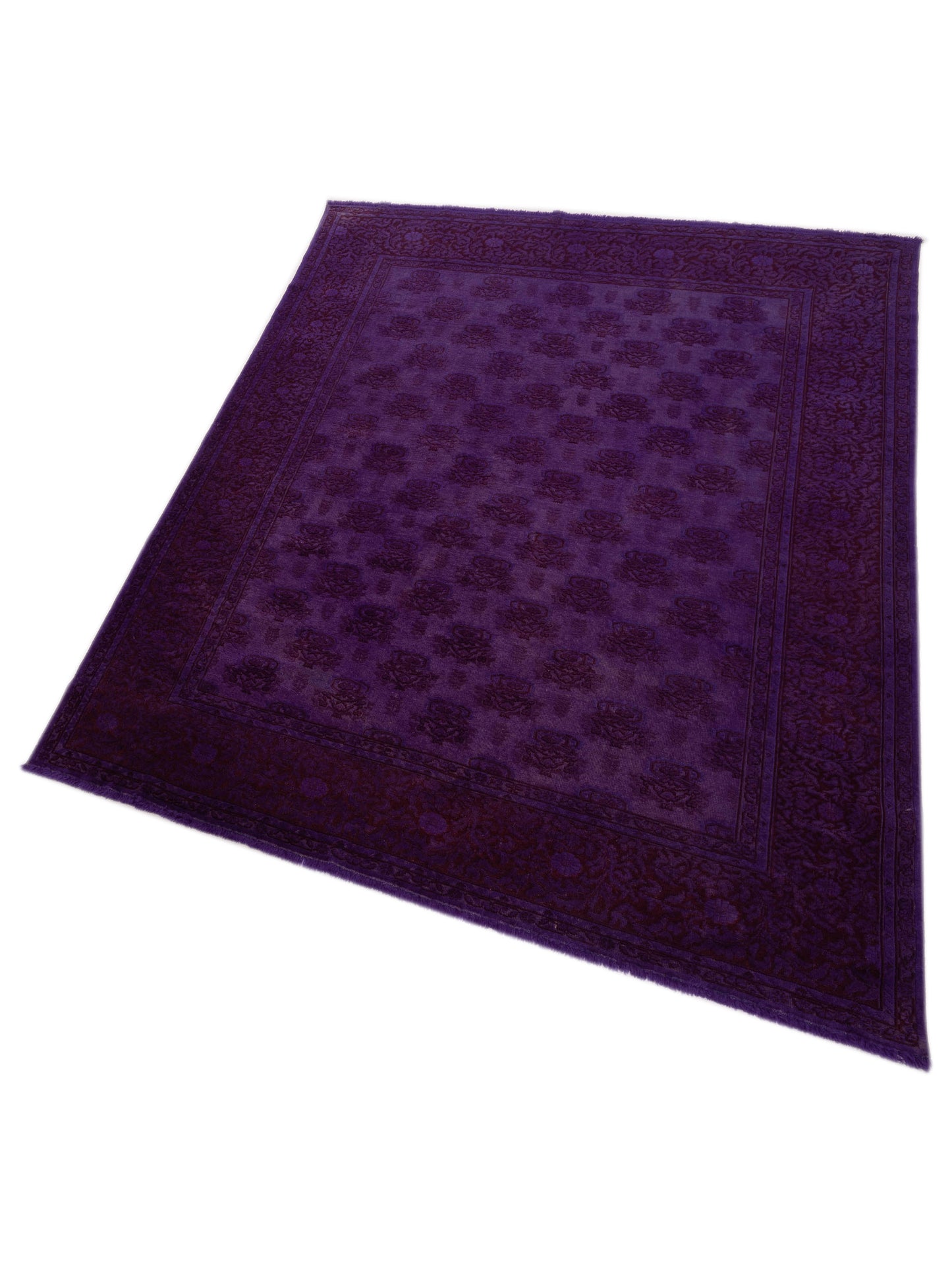 Pasha Vintage 108914 Purple  Contemporary Hand Knotted Rug