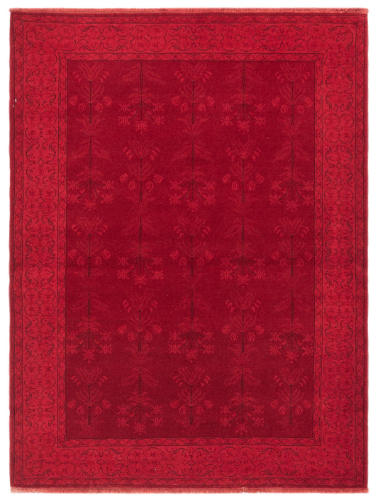 Pasha Vintage 108922 Red Transitional Hand Knotted Rug