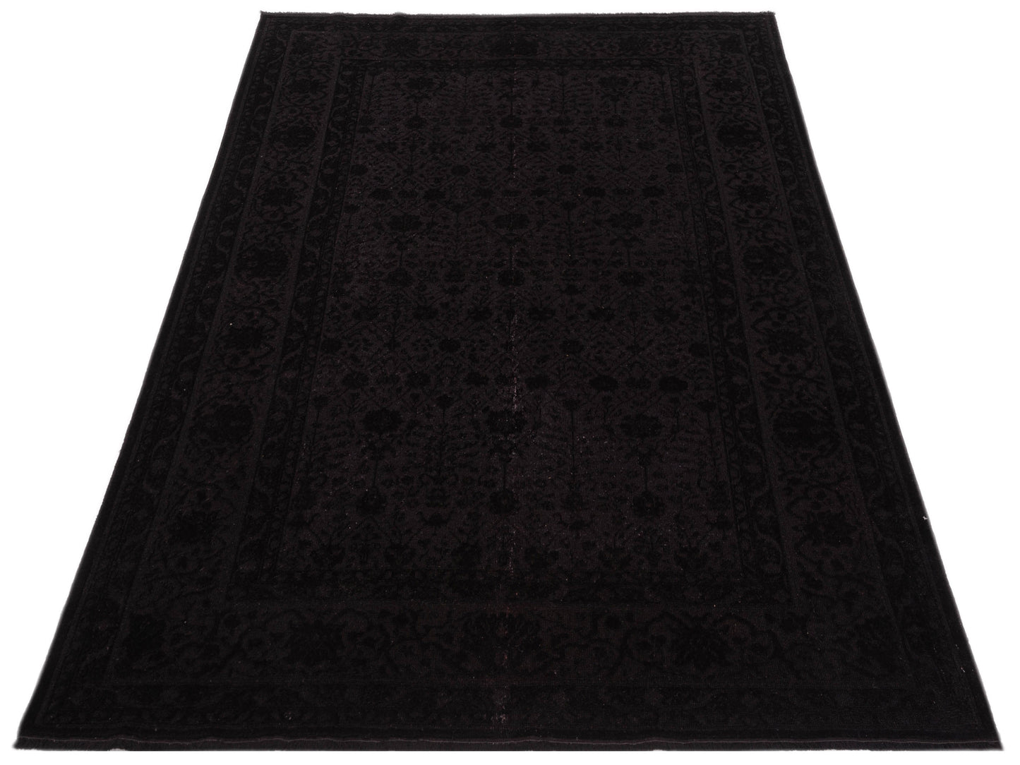 Pasha Vintage 108939 Black  Contemporary Hand Knotted Rug