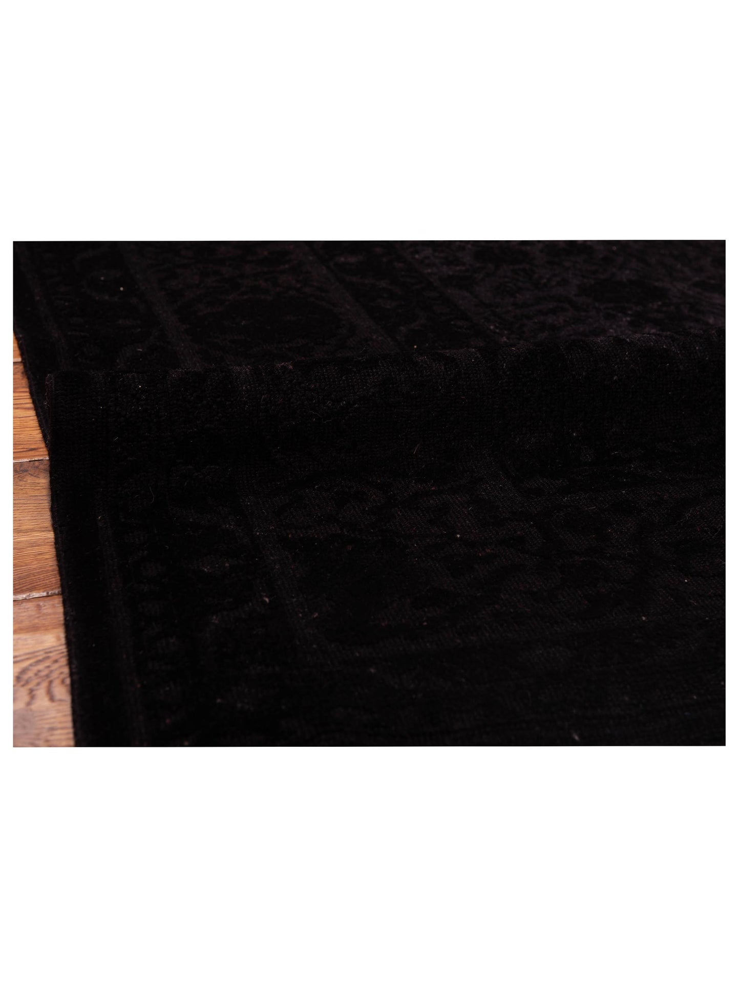 Pasha Vintage 108939 Black  Contemporary Hand Knotted Rug