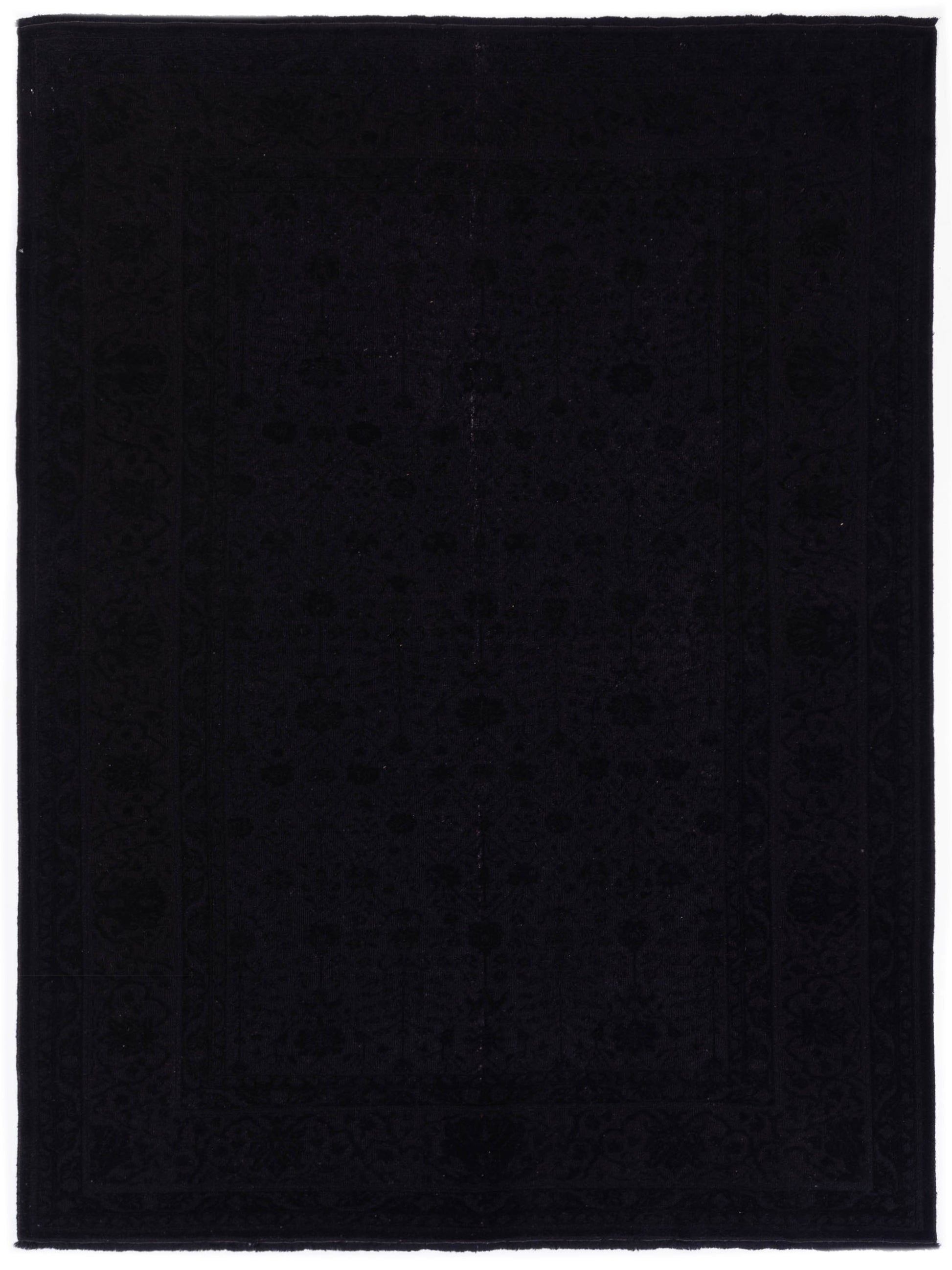 Pasha Vintage 108939 Black Contemporary Hand Knotted Rug