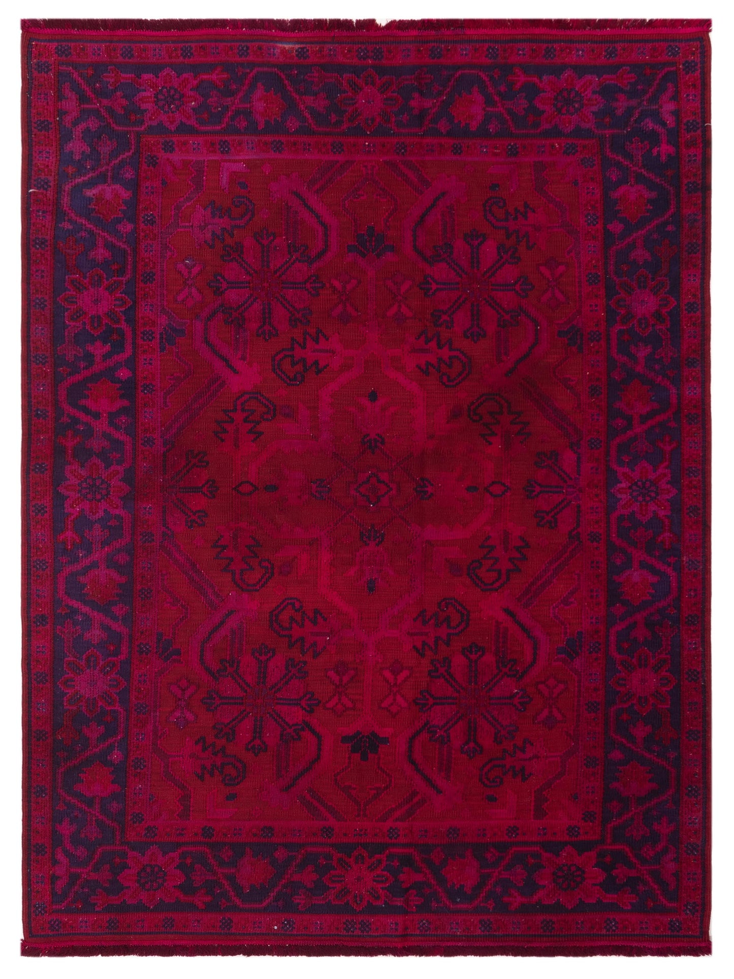 Pasha Vintage 108943 Pink Transitional Hand Knotted Rug