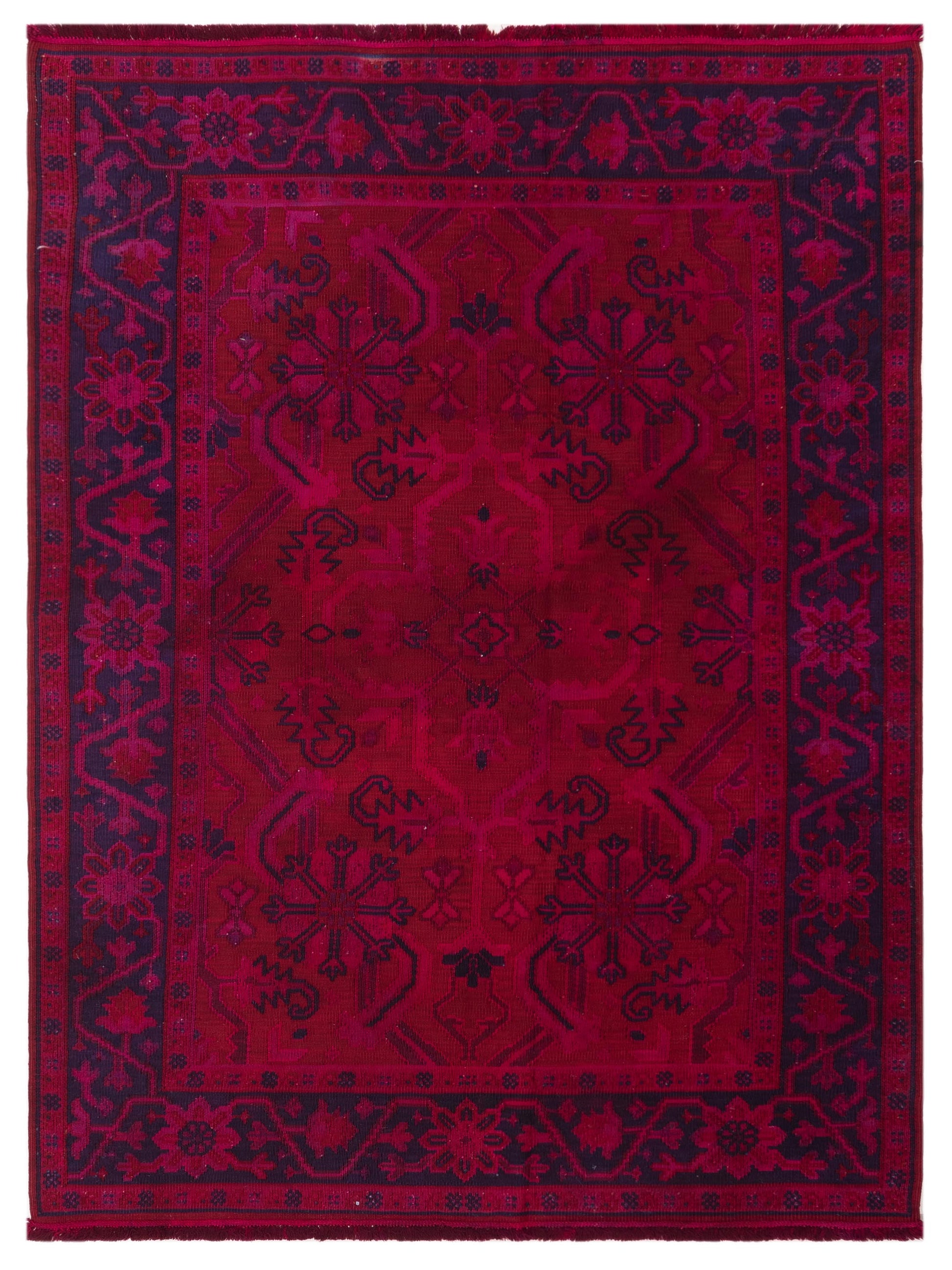 Pasha Vintage 108943 Pink Transitional Hand Knotted Rug