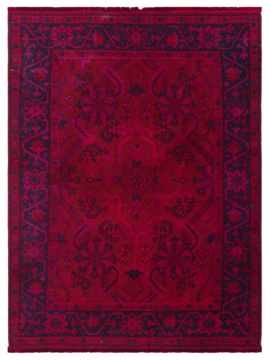 Pasha Vintage 108943 Pink Transitional Hand Knotted Rug