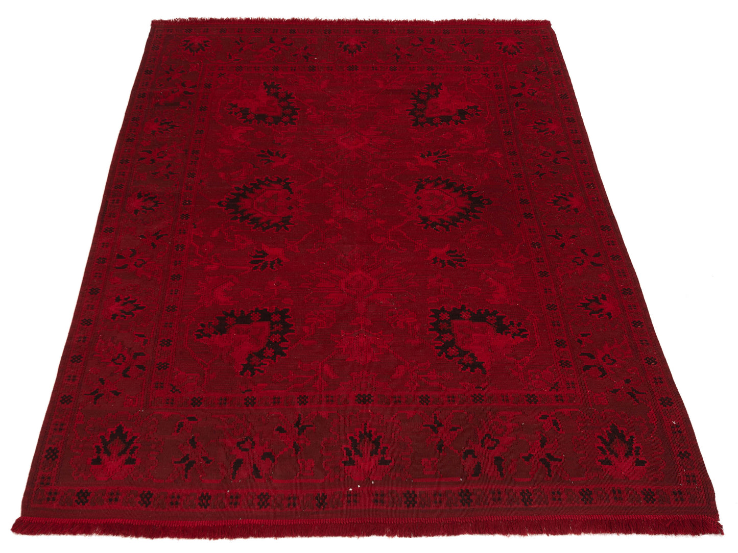 Pasha Vintage 108949 Red  Transitional Hand Knotted Rug