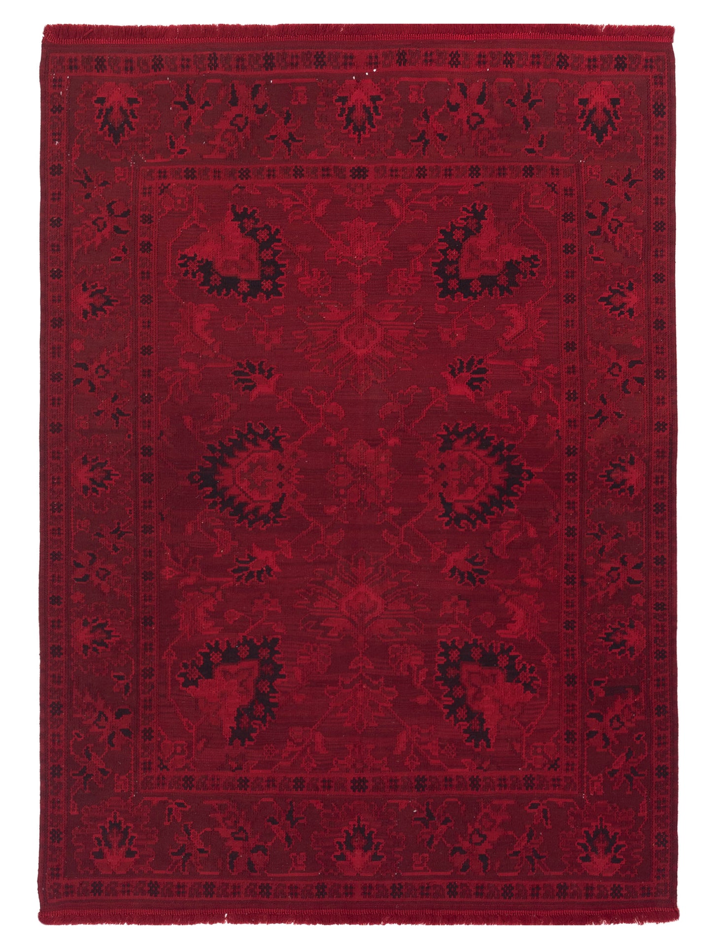 Pasha Vintage 108949 Red Transitional Hand Knotted Rug