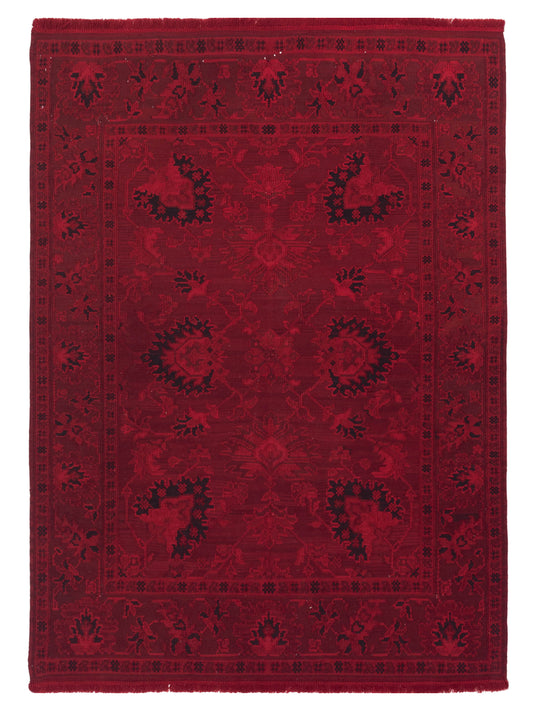 Pasha Vintage 108949 Red Transitional Hand Knotted Rug