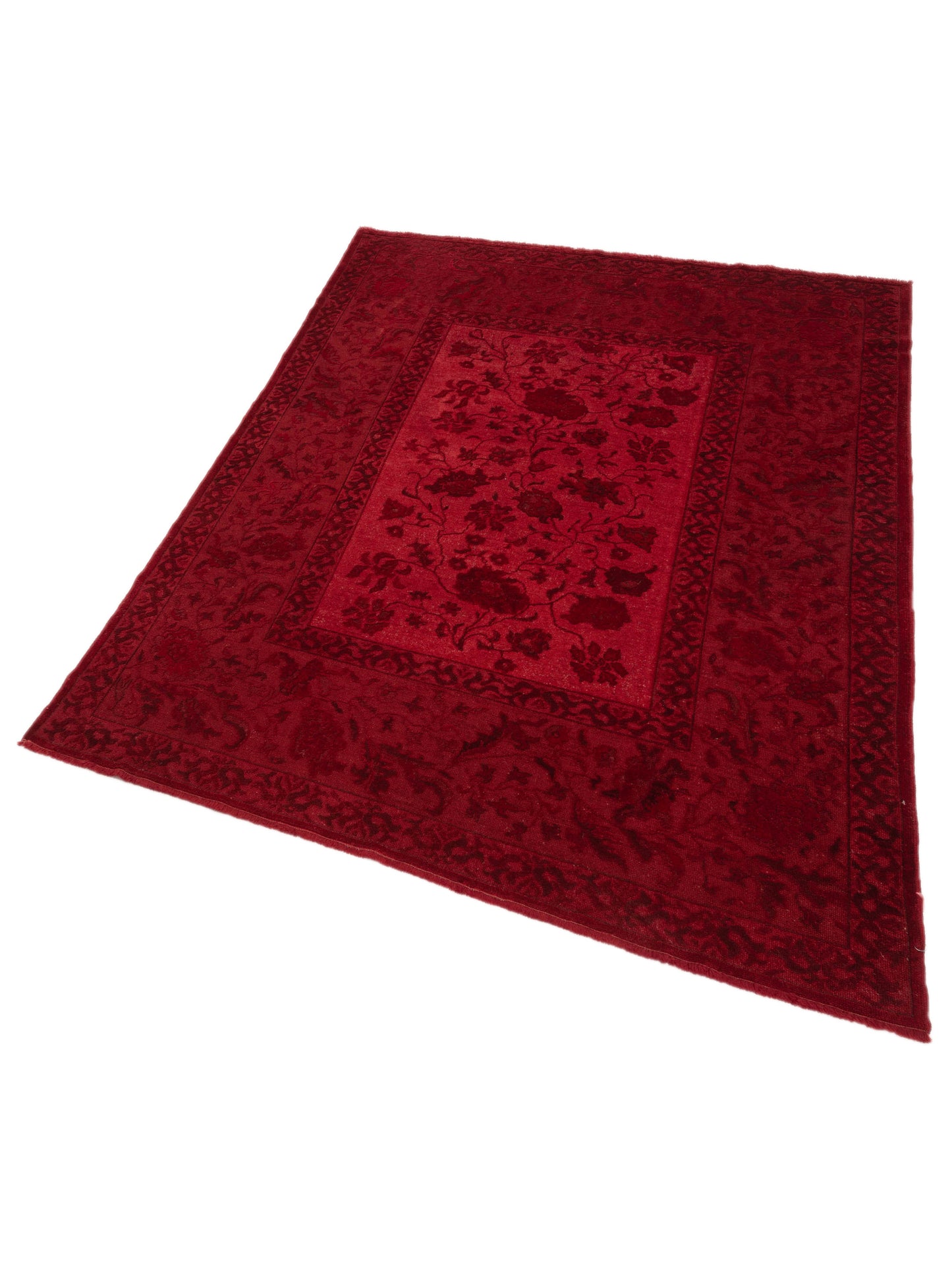 Pasha Vintage 108989 Red  Transitional Hand Knotted Rug