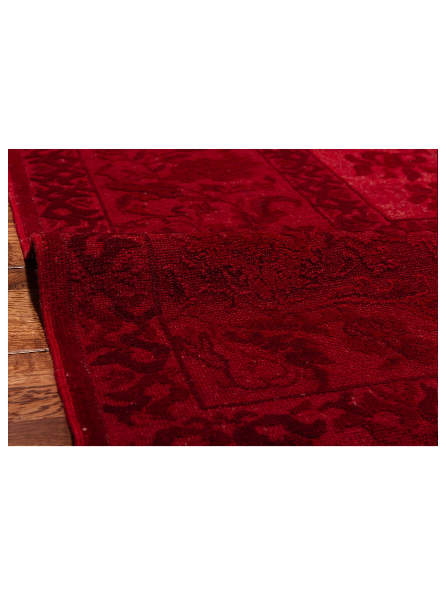 Pasha Vintage 108989 Red  Transitional Hand Knotted Rug