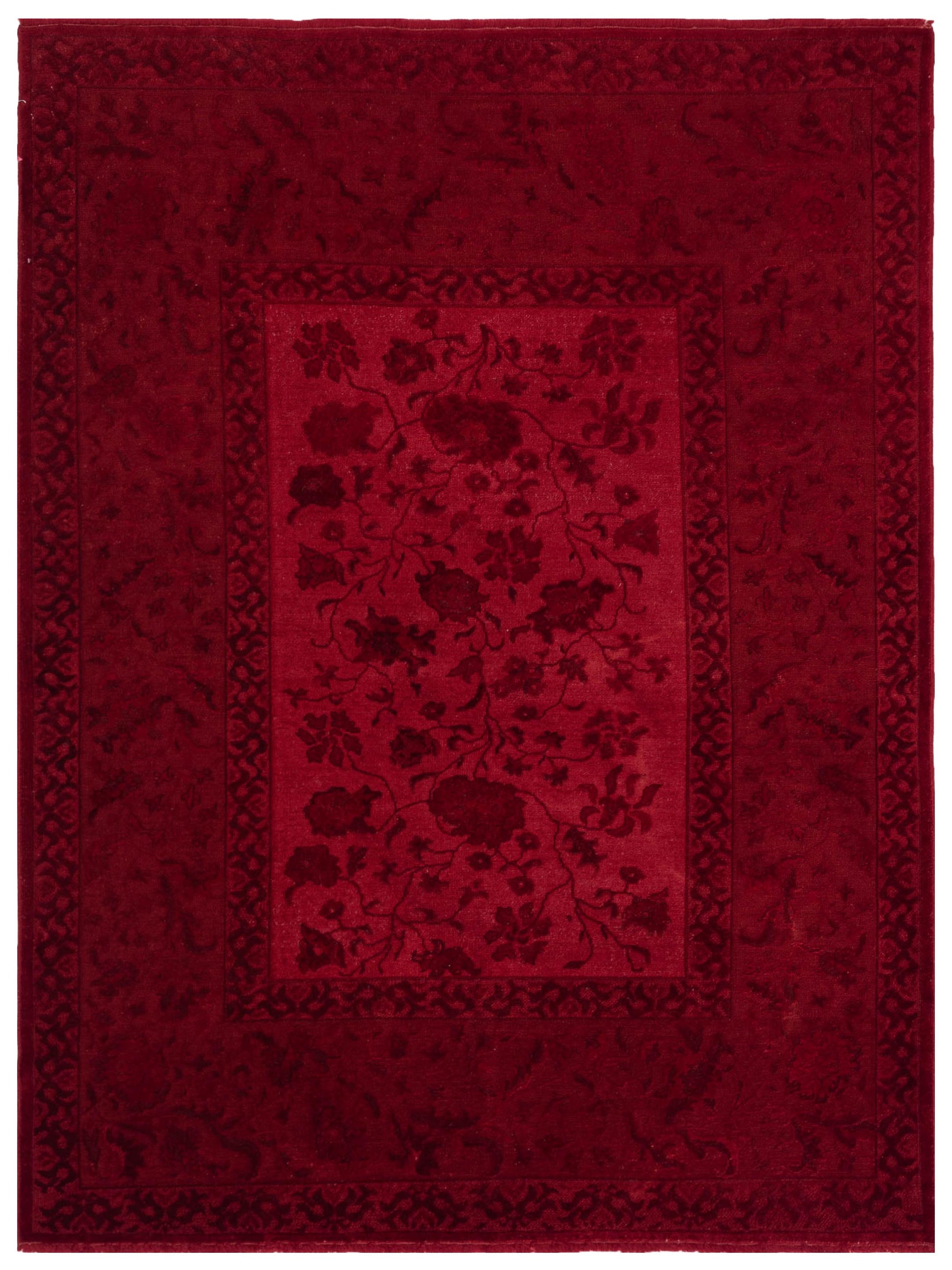 Pasha Vintage 108989 Red Transitional Hand Knotted Rug