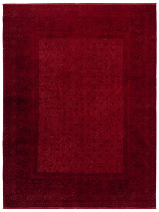 Pasha Vintage 108998 Red Transitional Hand Knotted Rug