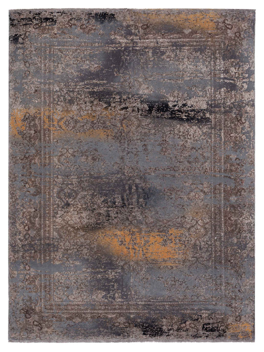 Pasha Vintage 109076 Gray Transitional Hand Knotted Rug