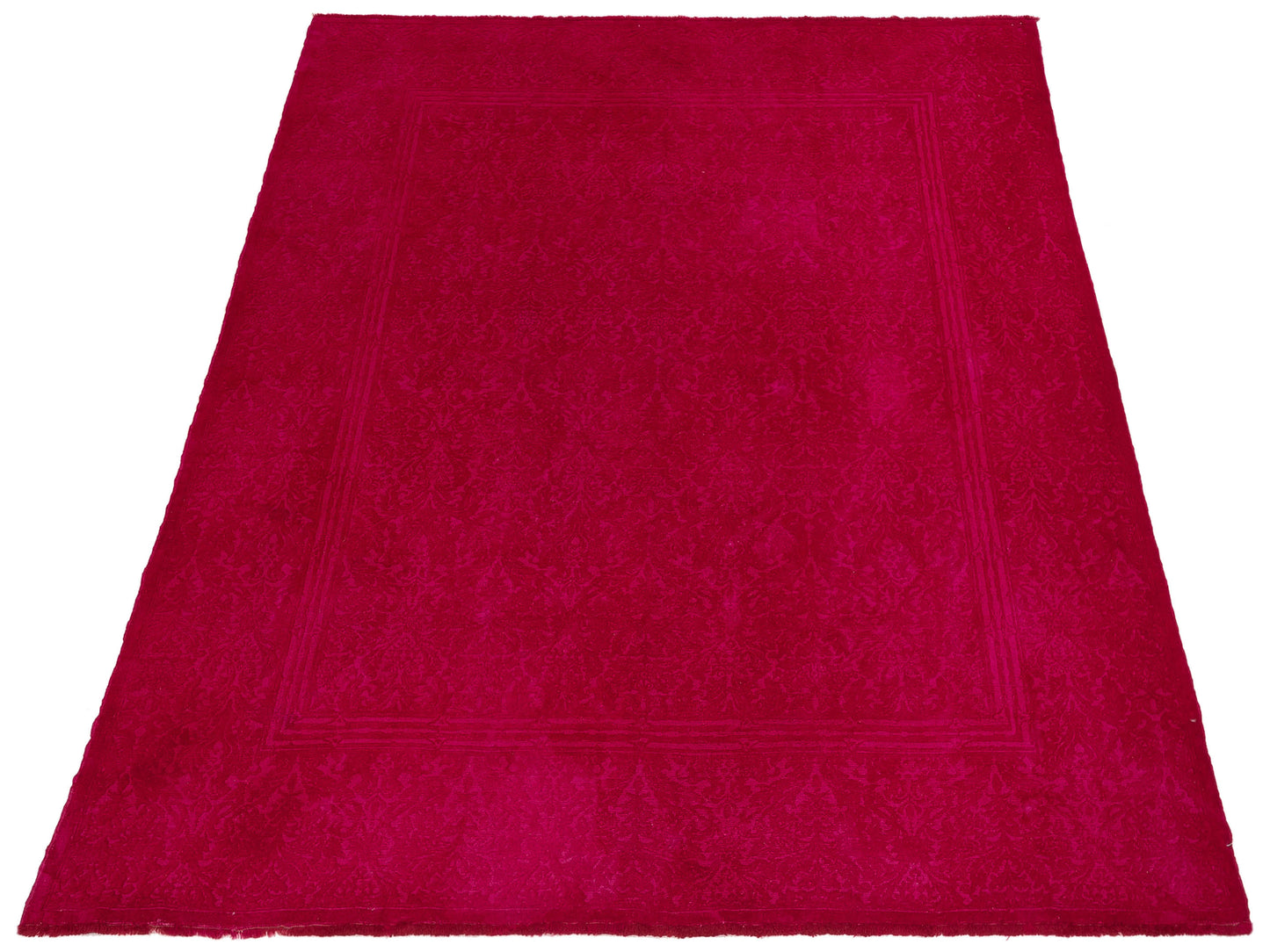 Pasha Color Bouquet 109169 Pink Pink Transitional Hand Knotted Rug