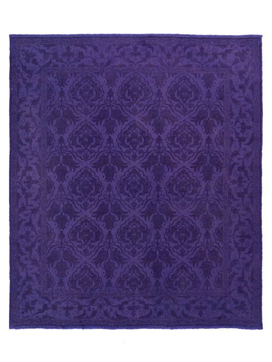 Pasha Color Bouquet 109174 Purple Transitional Hand Knotted Rug