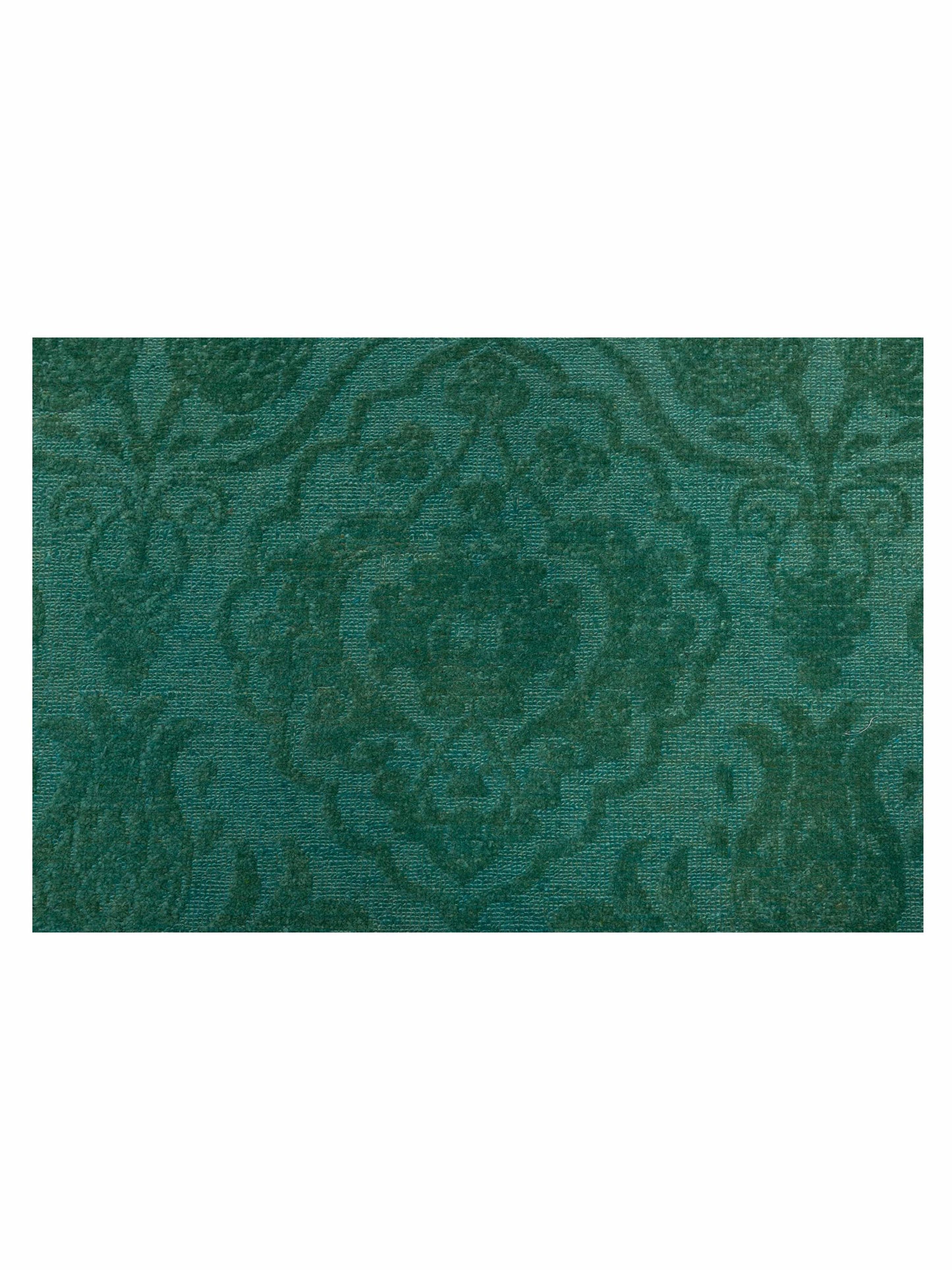 Pasha Color Bouquet 109175 Turquoise Turquoise Transitional Hand Knotted Rug