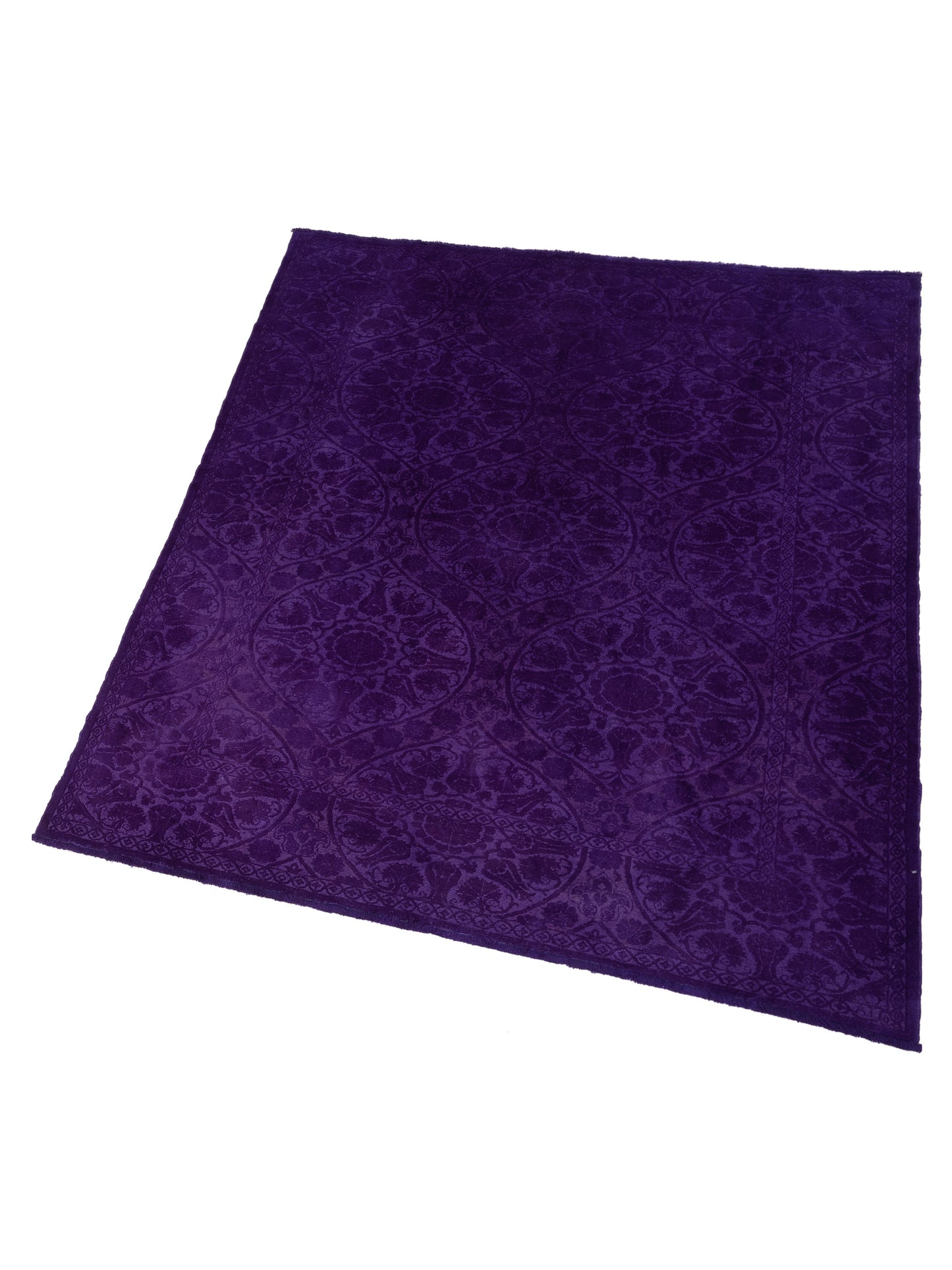 Pasha Color Bouquet 109176 Purple Purple Transitional Hand Knotted Rug