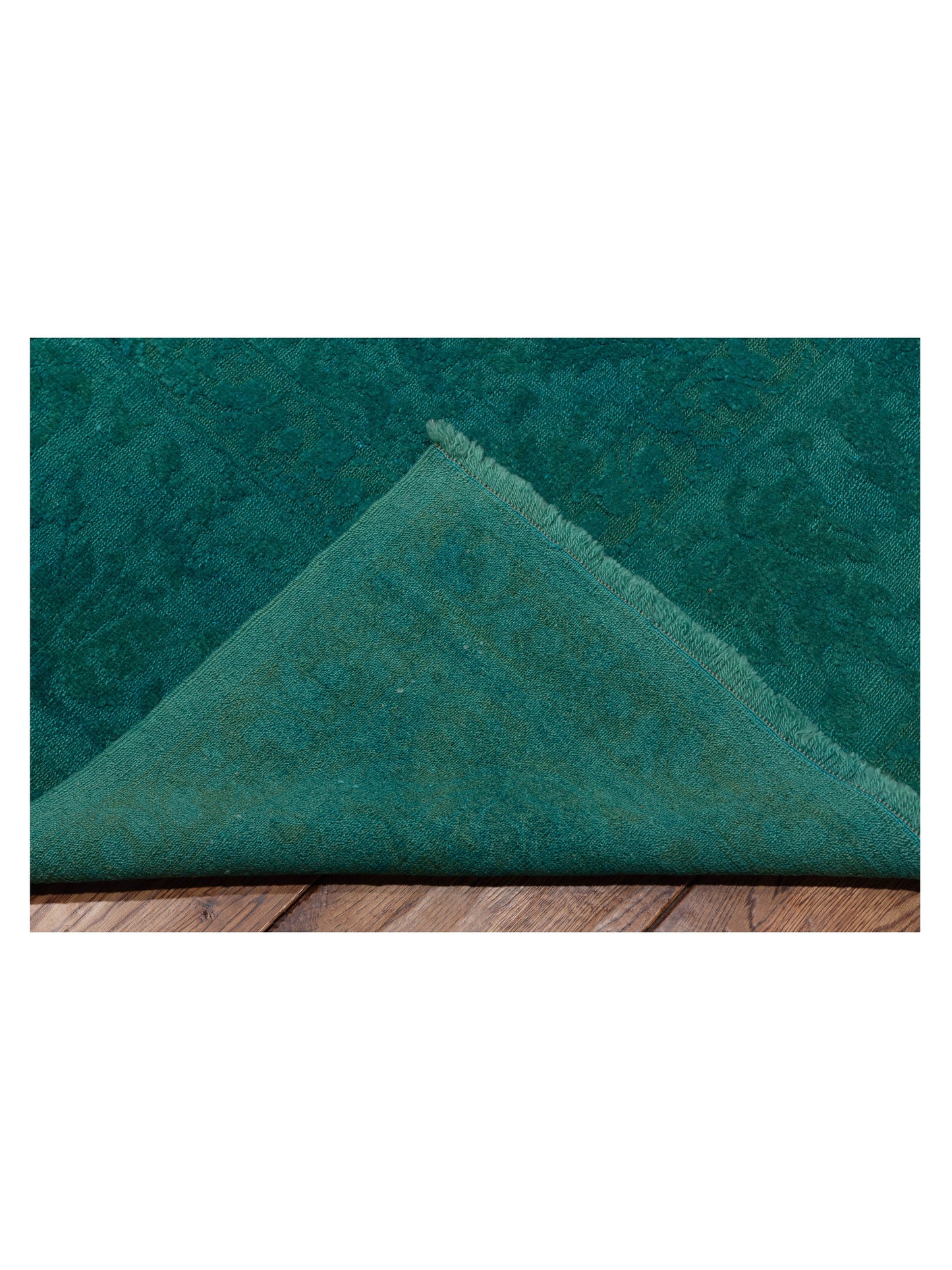 Pasha Color Bouquet 109182 Turquoise Dark Turquoise Transitional Hand Knotted Rug