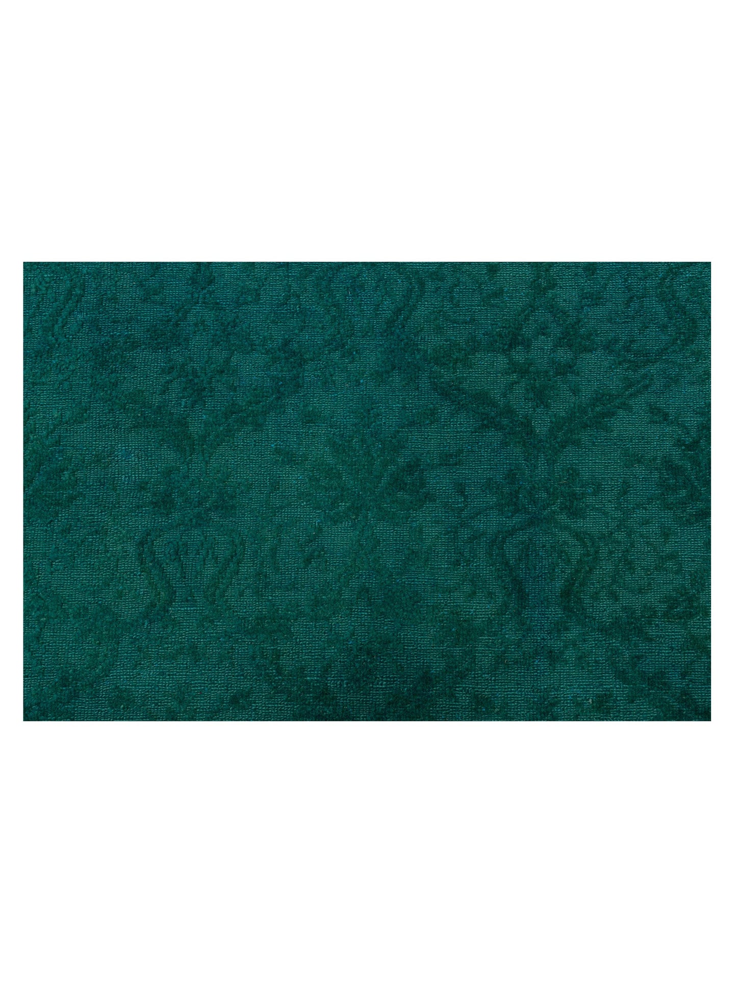 Pasha Color Bouquet 109182 Turquoise Dark Turquoise Transitional Hand Knotted Rug